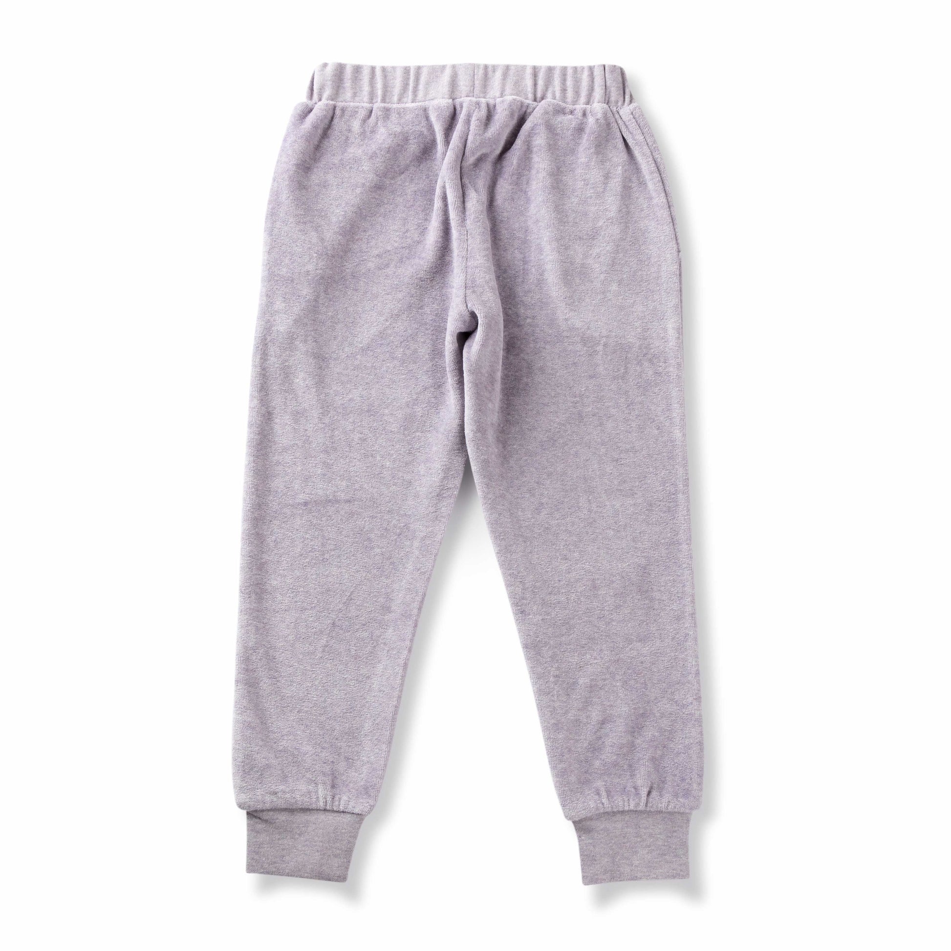 "Girls' Solid Grey Hoodie & Jogger Set – Soft Velour with Giraffe Patch Detail"
