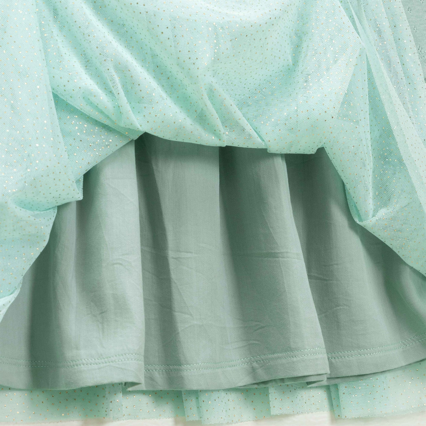 Baby Girls' Long Sleeve Party Dress – Pink Swan Appliqué with Glitter Tulle Skirt