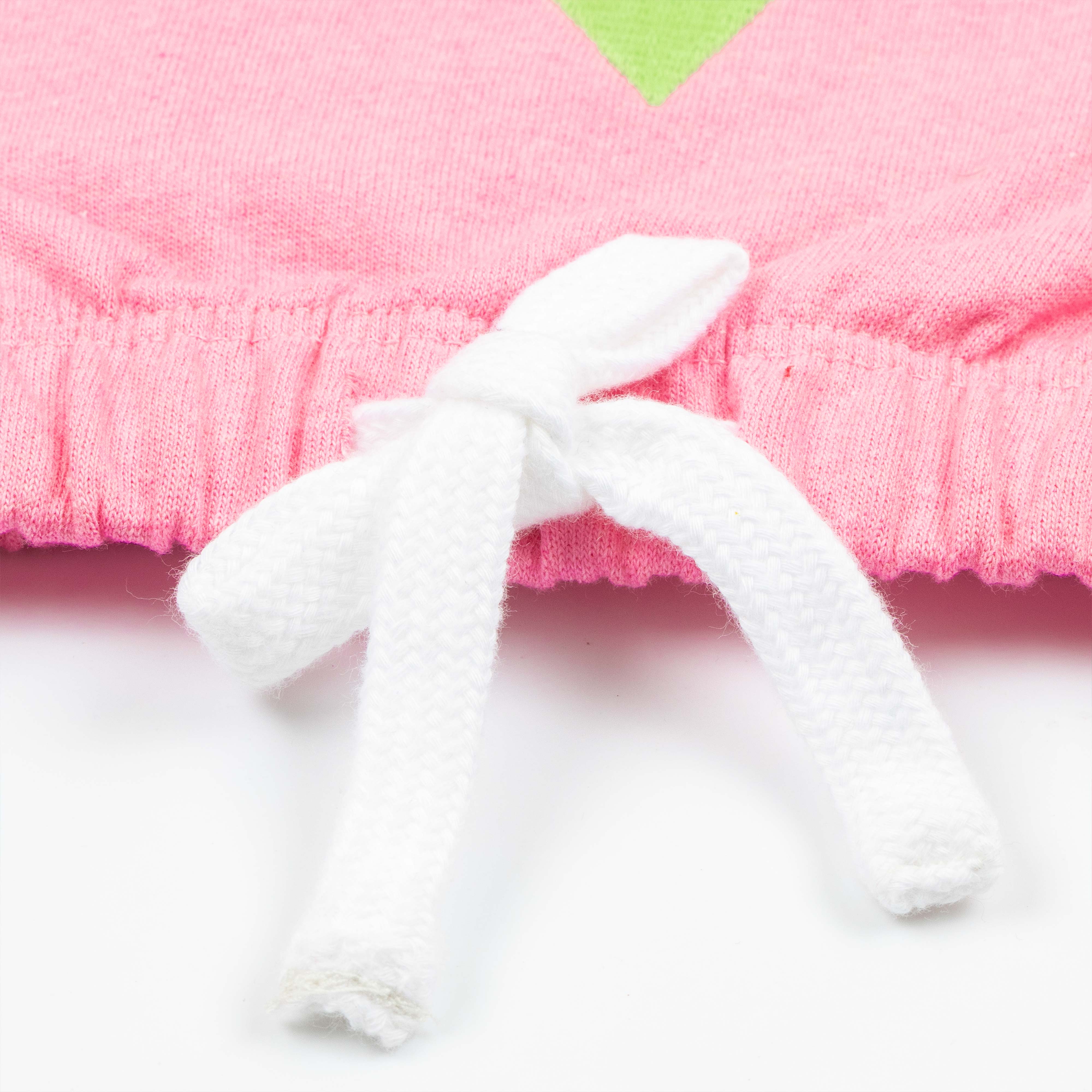 "Girls' Hoodie with Colorful Geometric 'LOVE' Print & Drawstring Hem"