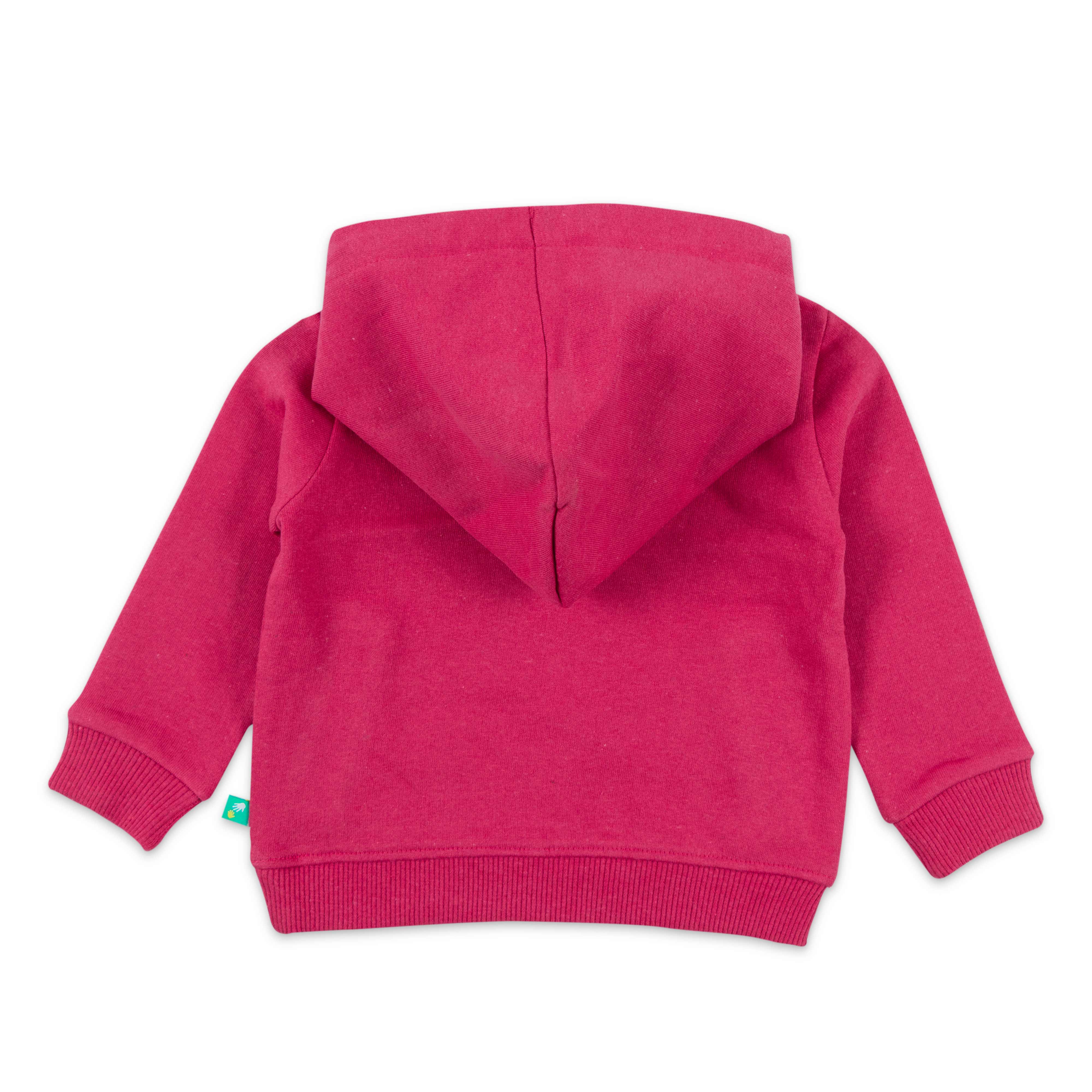 Girls' Hooded Sweatshirt – Mushroom House Graphic, Long Sleeves"