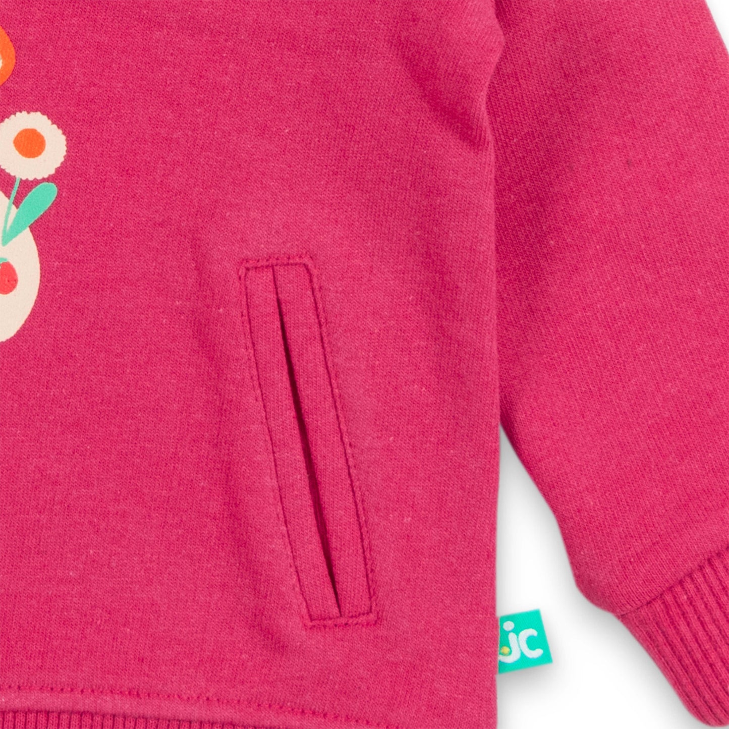 Girls' Hooded Sweatshirt – Mushroom House Graphic, Long Sleeves"