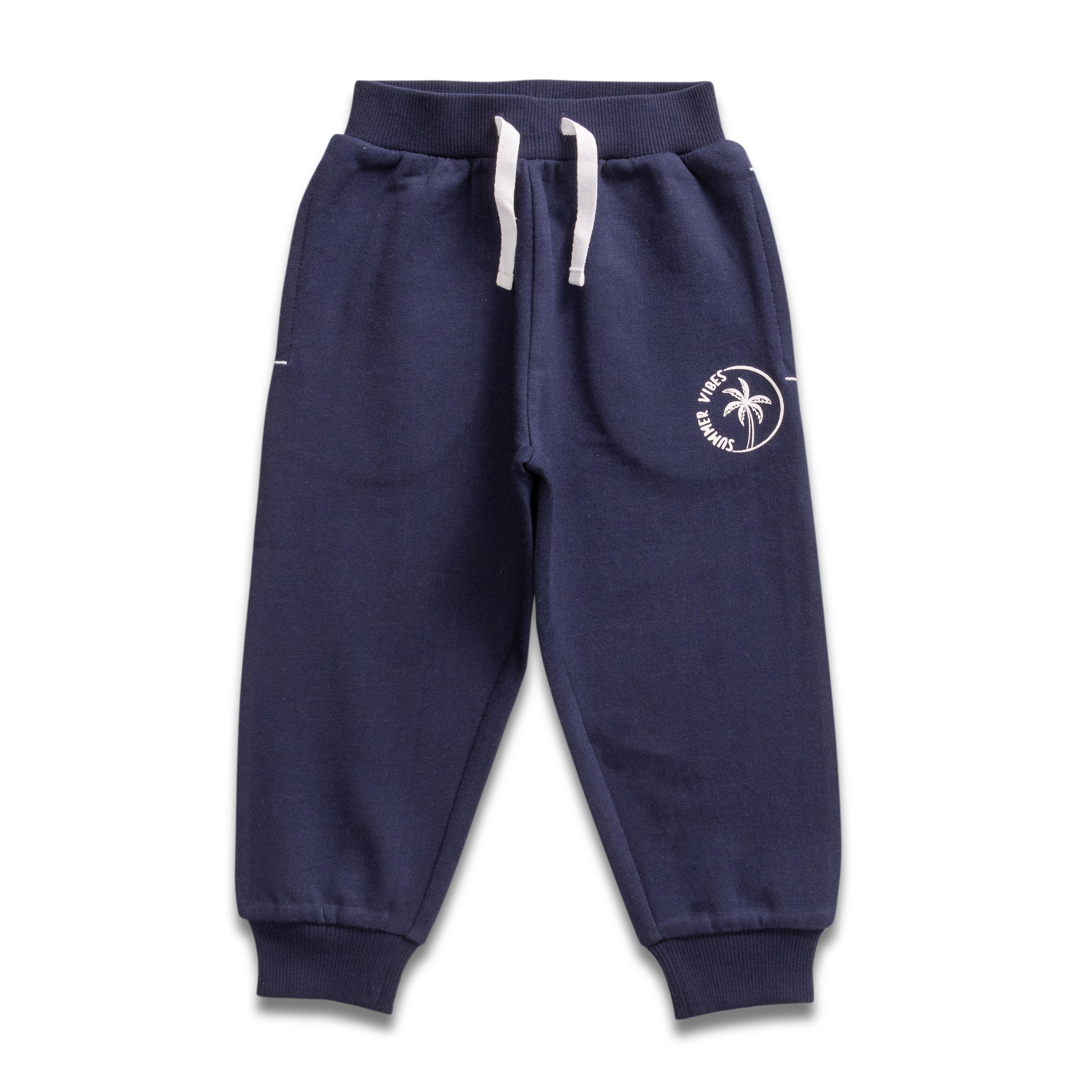 Baby Boys Summer Vibes  Printed Track pant