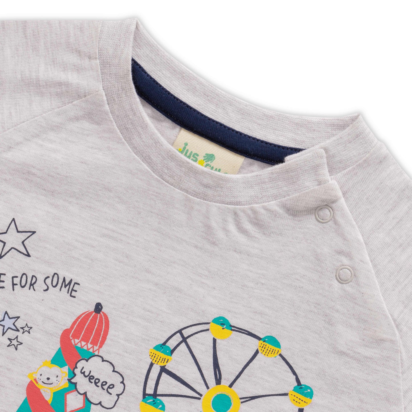 Baby Boys' Carnival Theme T-Shirt – Funfair Print Short Sleeve Tee