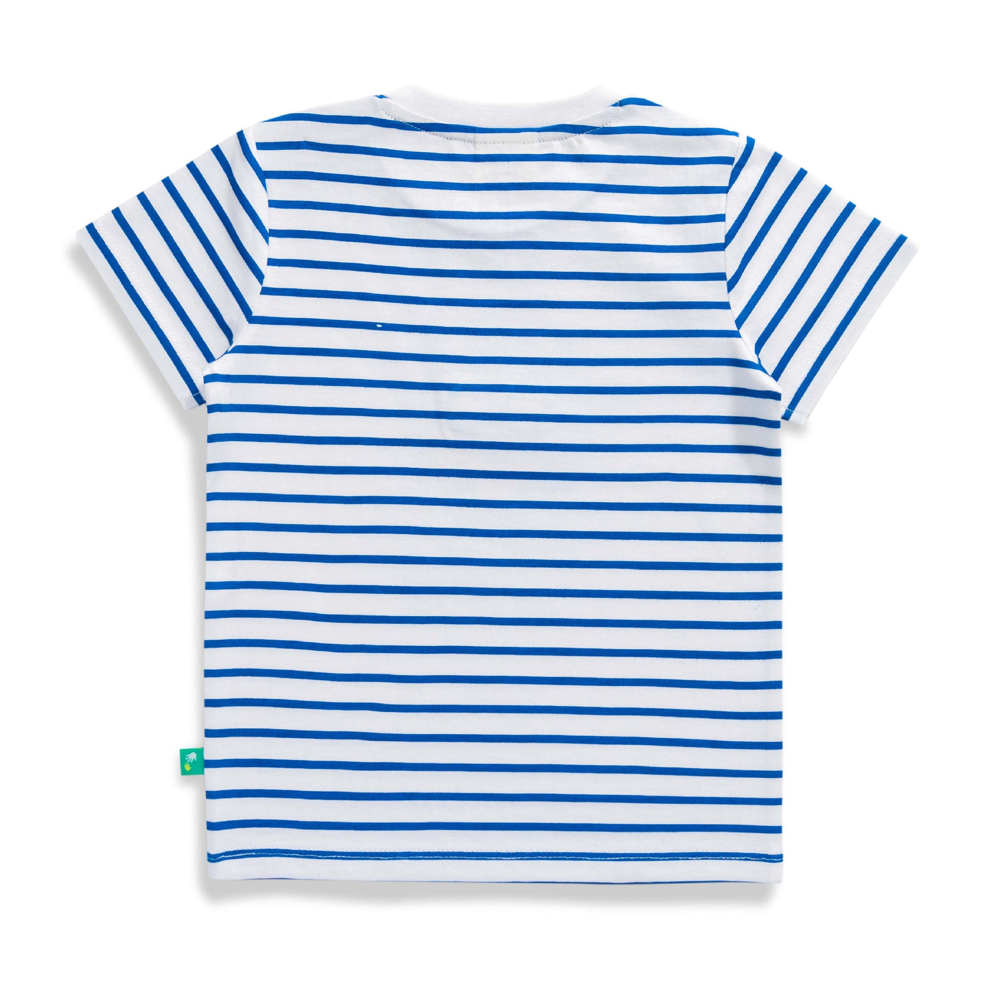 "Baby Boys' Striped T-Shirt – 'Cool as a Cactus' Cowboy Cactus Graphic Tee Blue"