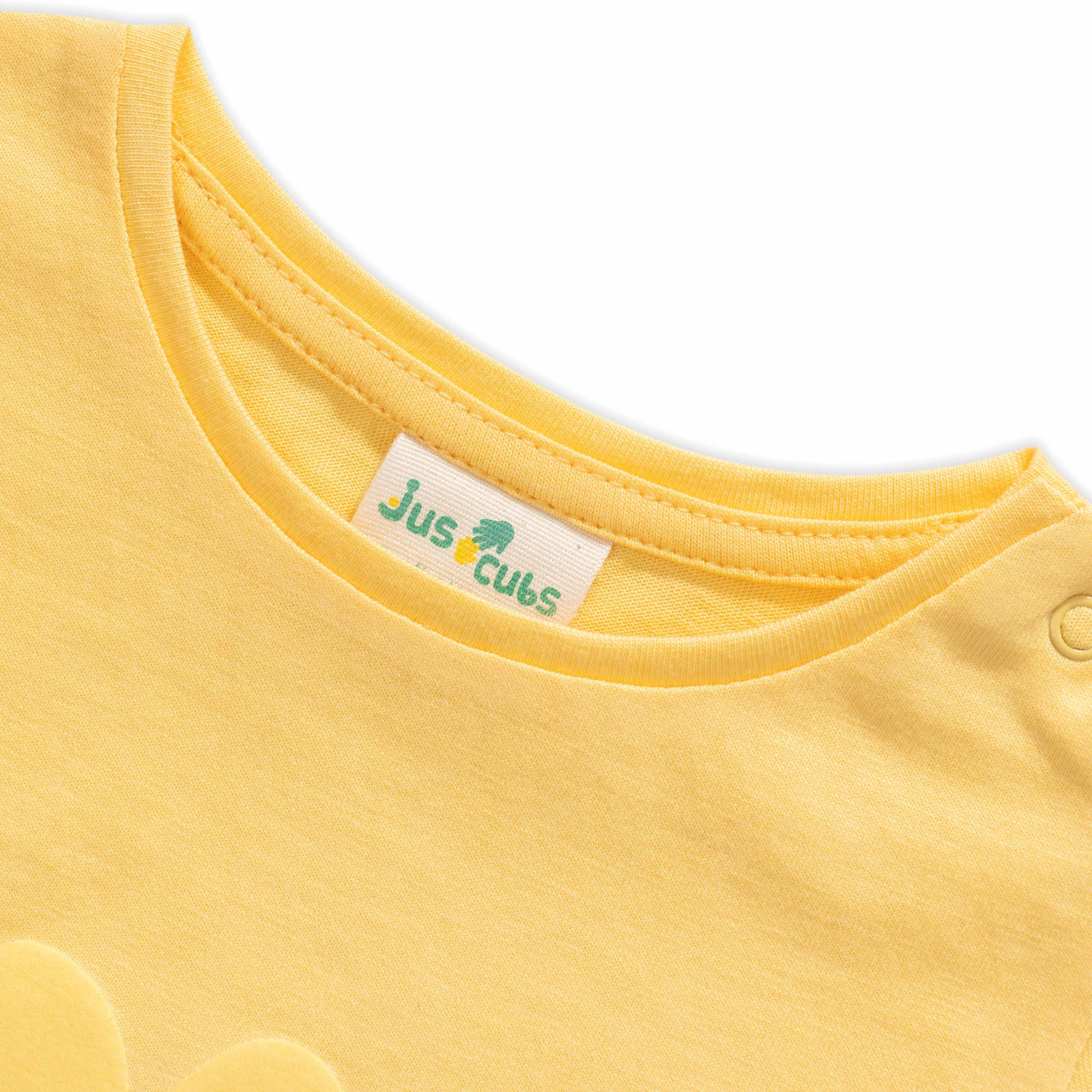 Baby Girls Joy Printed T Shirt & Solid Pant Set