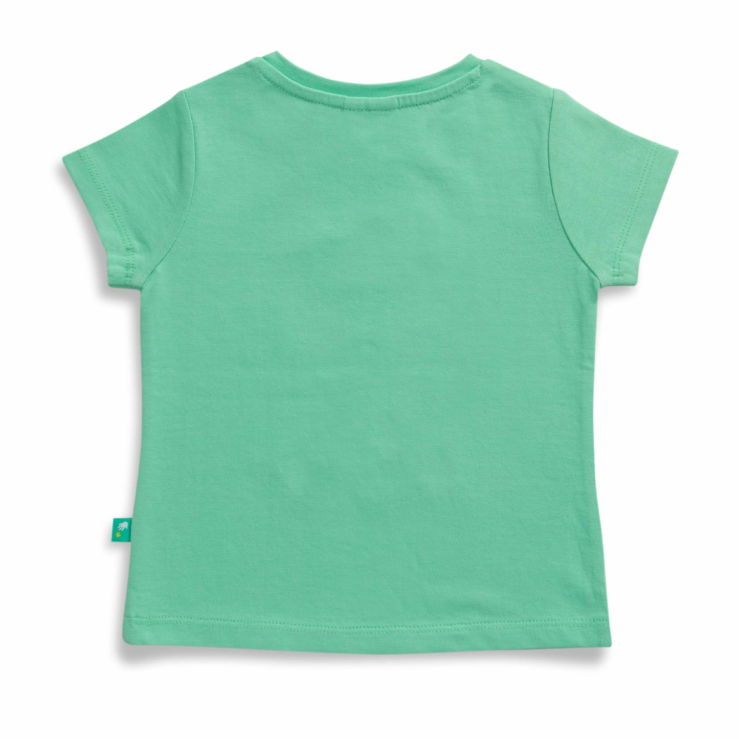 "Baby Girls Green T-Shirt with Daisy & 'Sweet Sunshine' Print – Soft Cotton Tee"