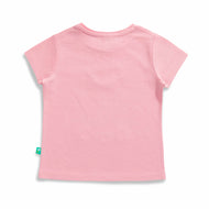 "Baby Girls Pink T-Shirt with Daisy & 'Sweet Sunshine' Print – Soft Cotton Tee"