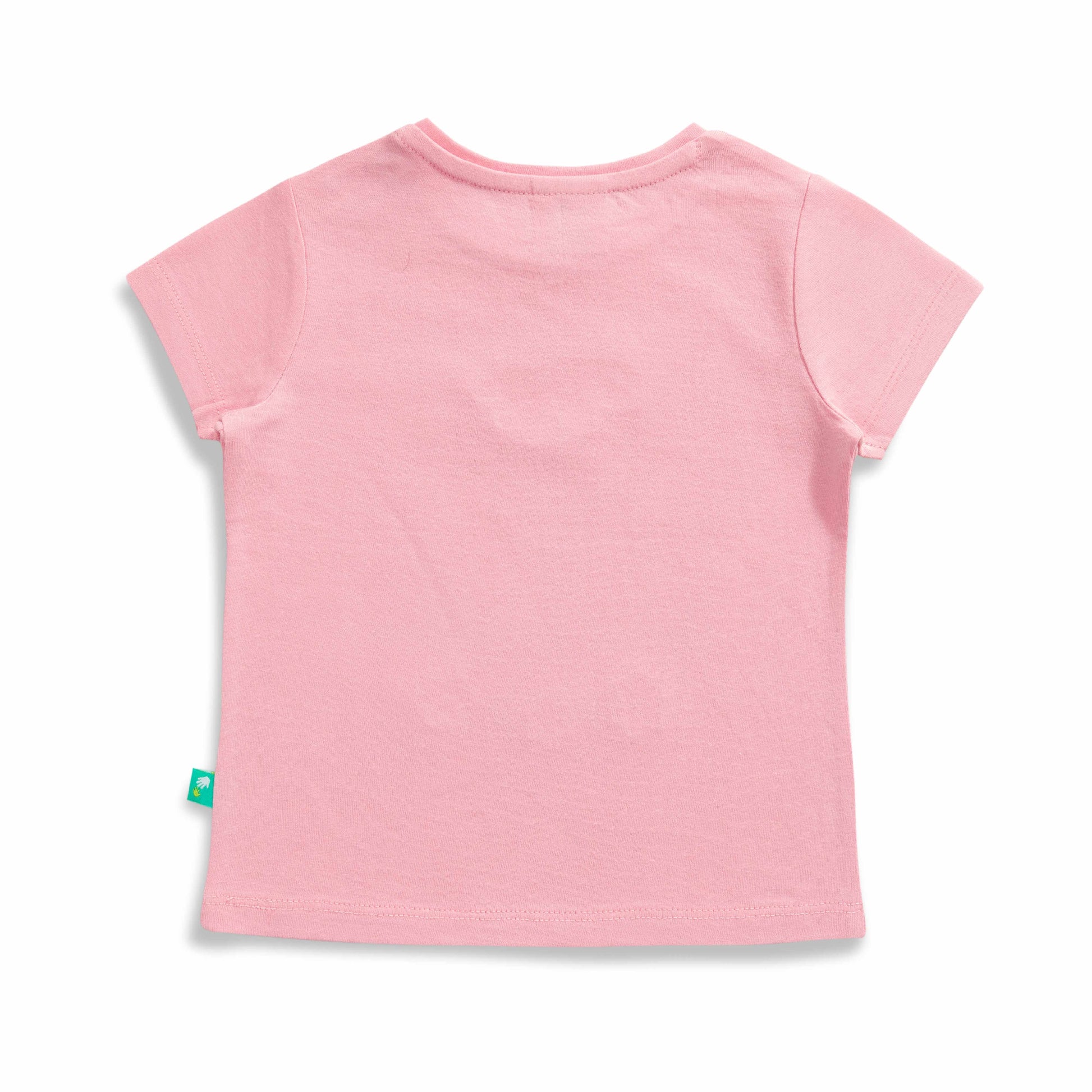 "Baby Girls Pink T-Shirt with Daisy & 'Sweet Sunshine' Print – Soft Cotton Tee"