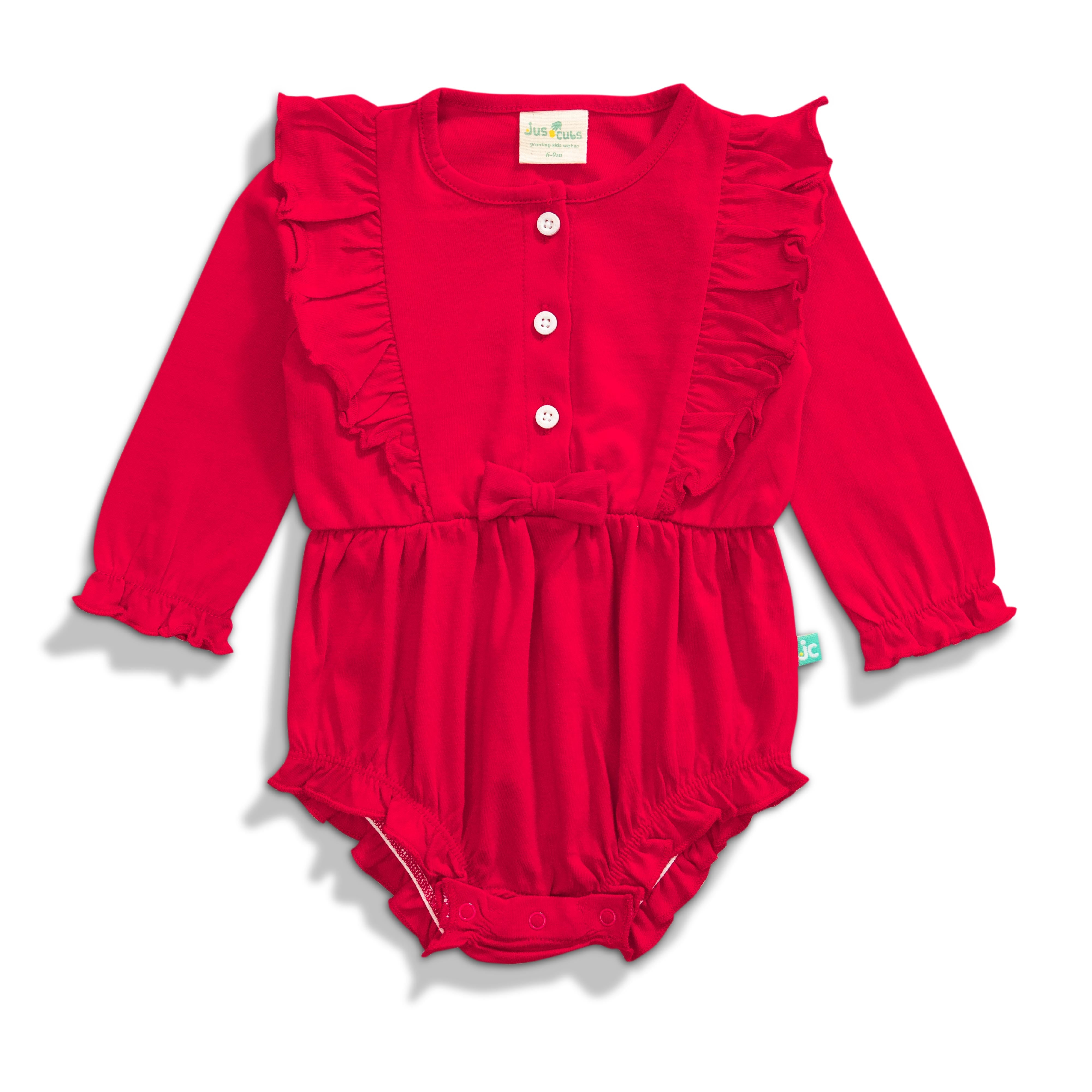 Baby Girls Solid Body Suit