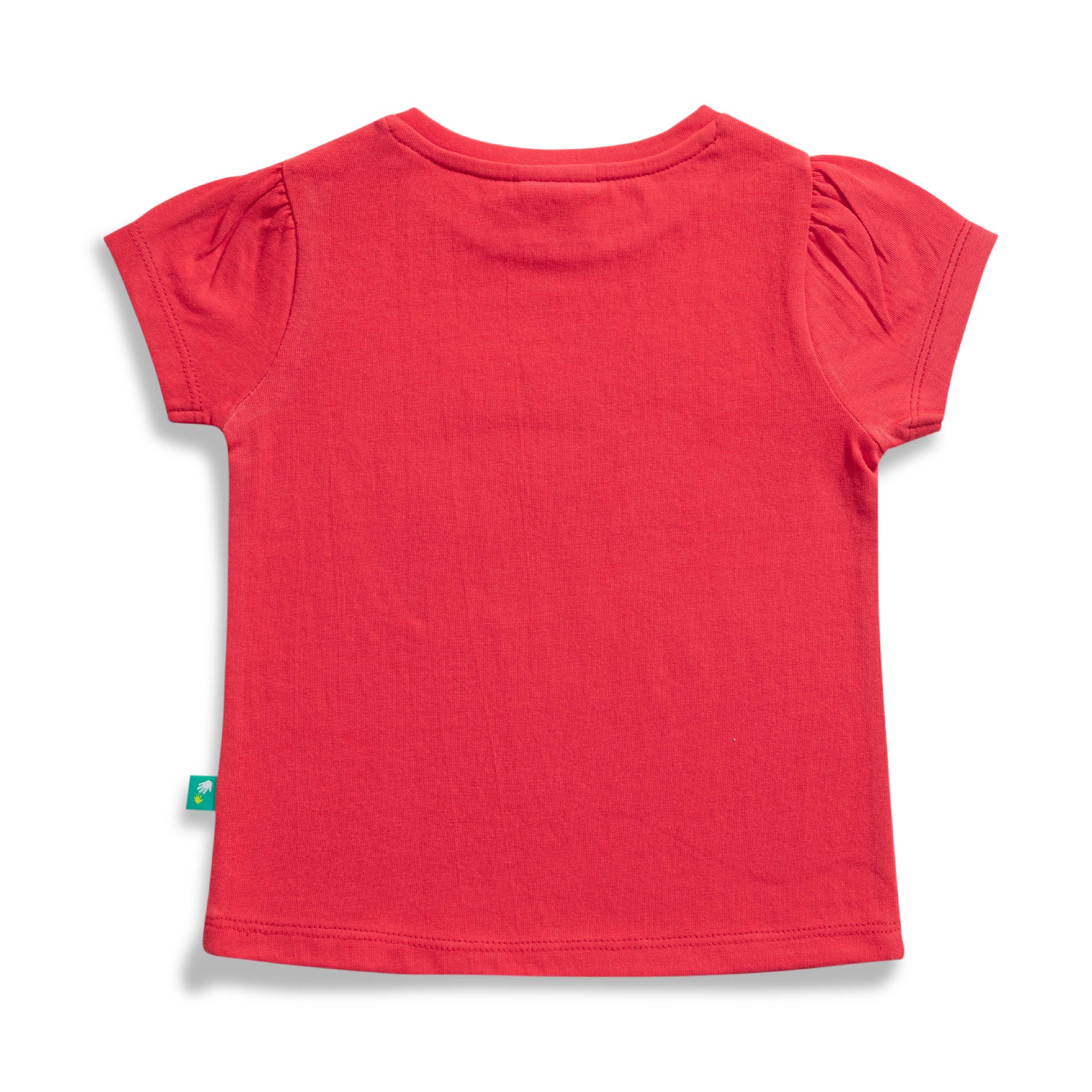 Baby Girls' "So Fun!" Red T-Shirt & Blue Ruffle Shorts Set – Casual Summer Outfit