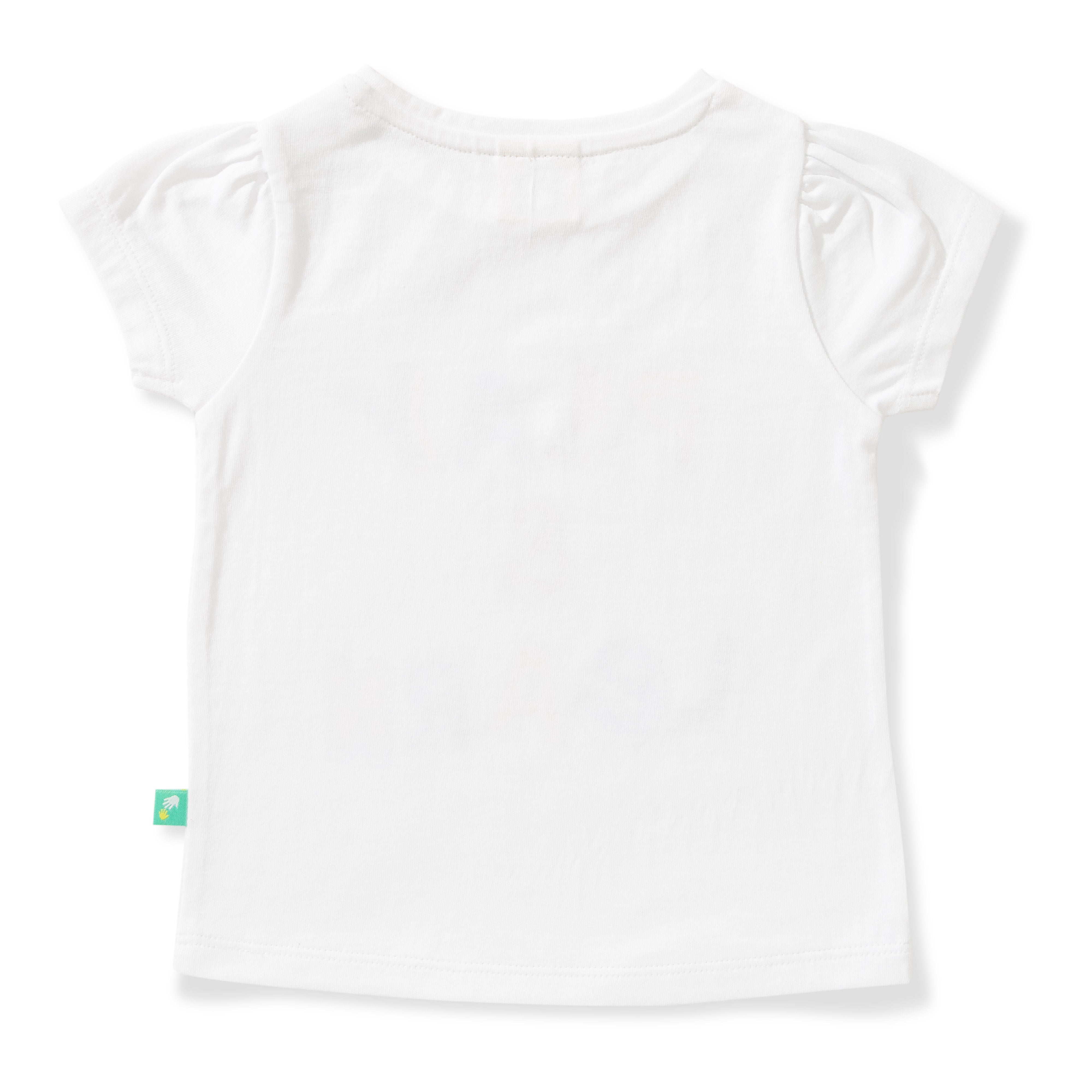 Baby Girls' Play & Learn Outfit Set – Graphic T-Shirt & Pink Shorts, Fun & Casual Wear
