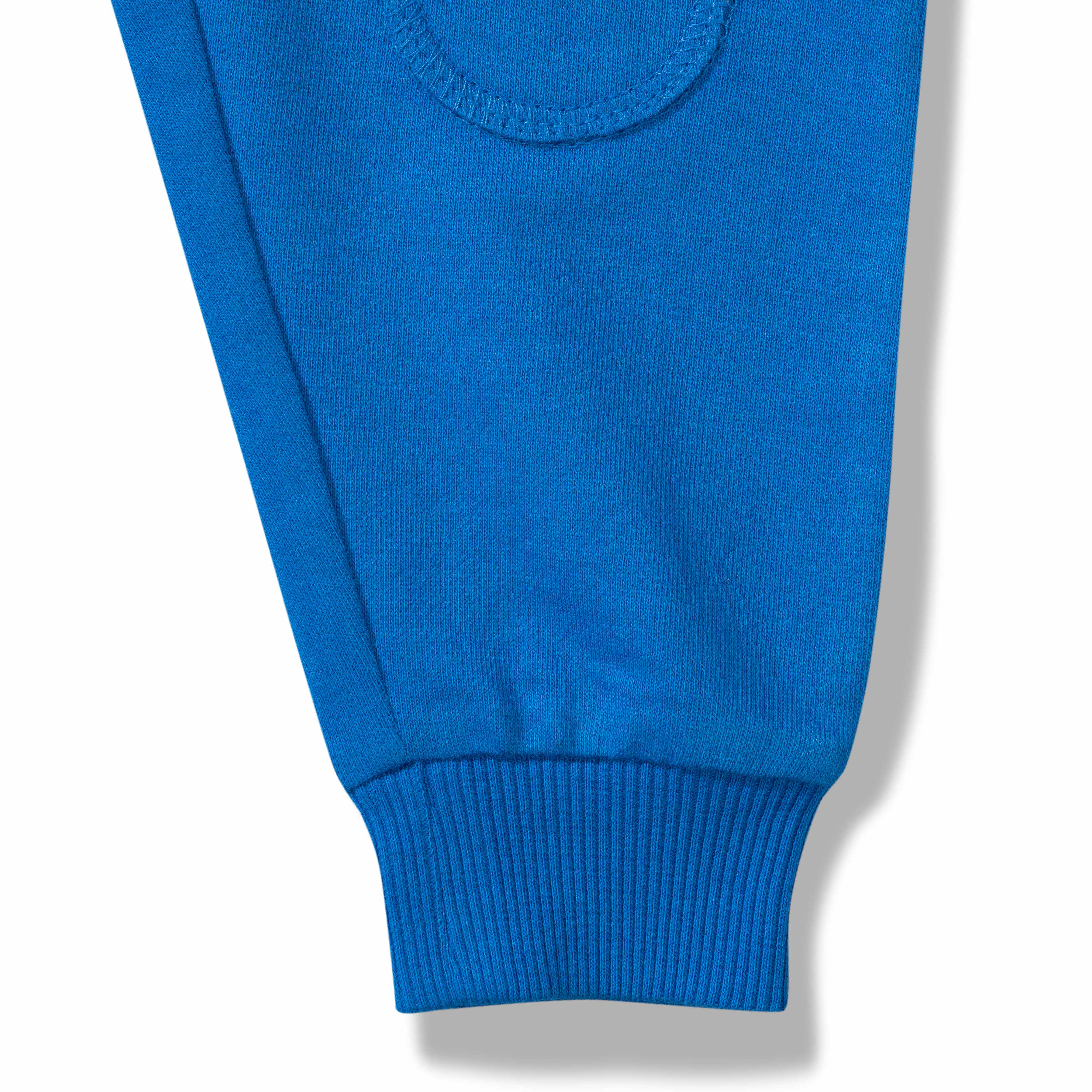 "Baby Boys' Yellow Tractor Print T-Shirt & Blue Jogger Pant Set – Cotton Co-ord Outfit"