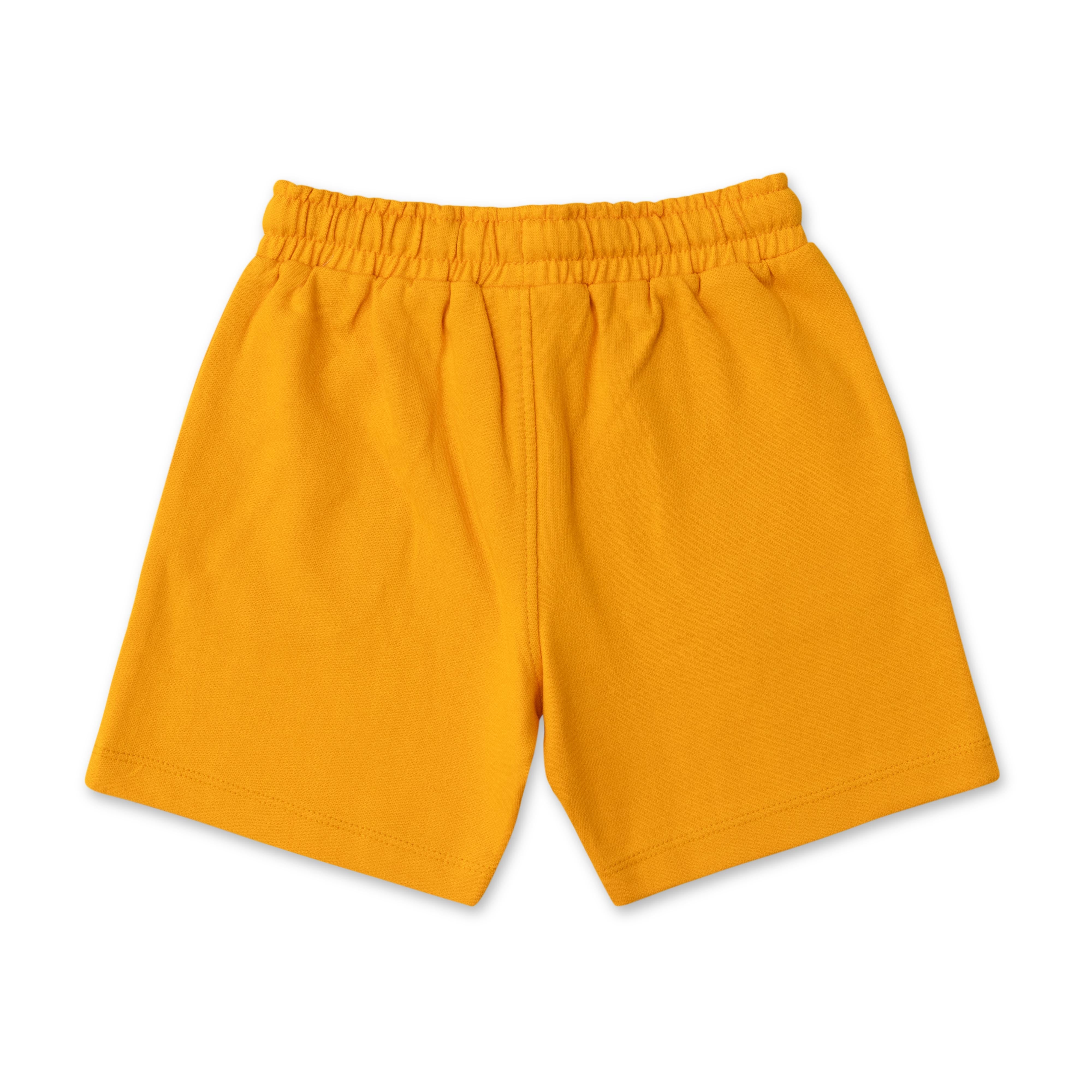 "Boys' Space-Themed T-Shirt & Shorts Set – Rocket Power Design"