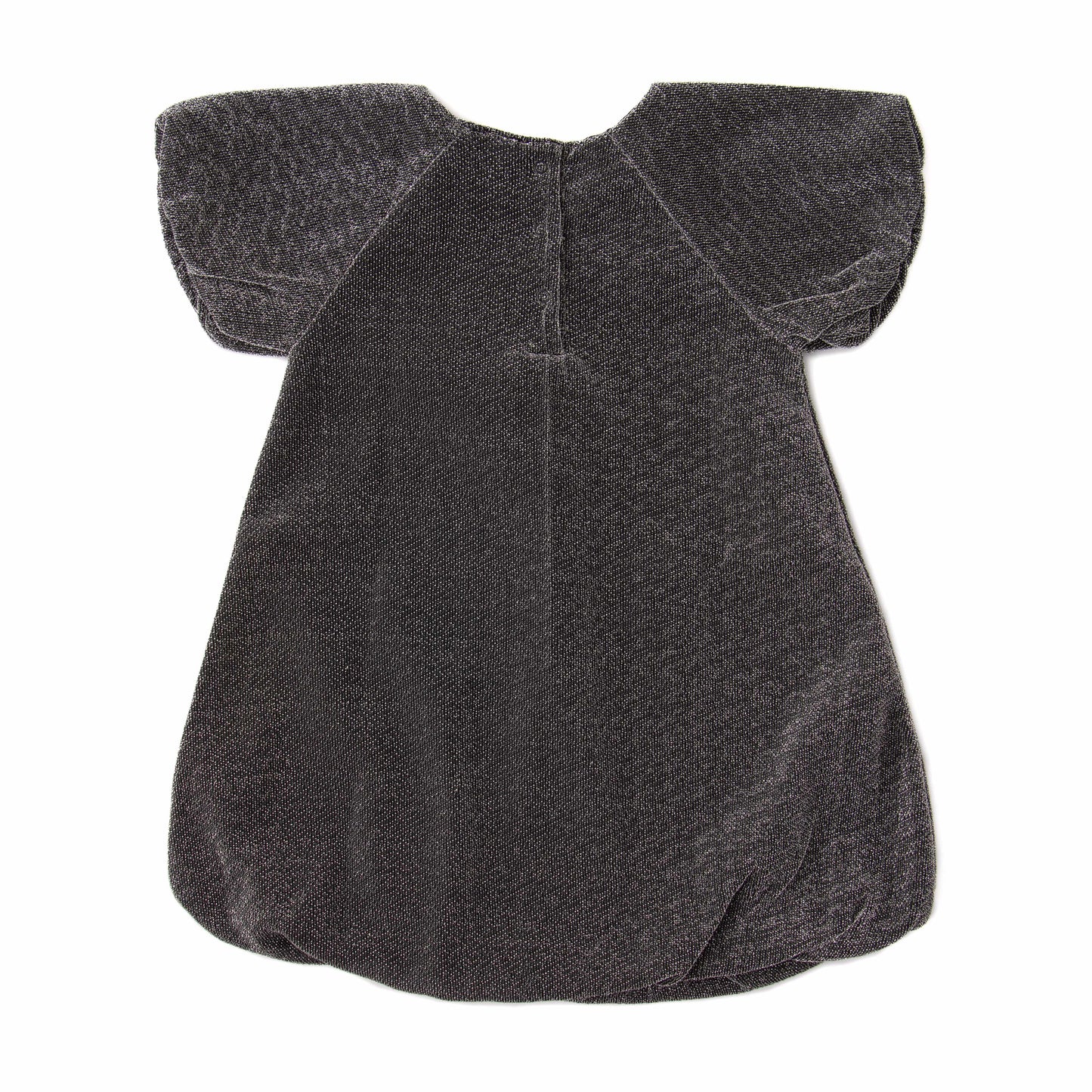 Baby Girls' Shimmering Metallic Puff Sleeve Party Dress