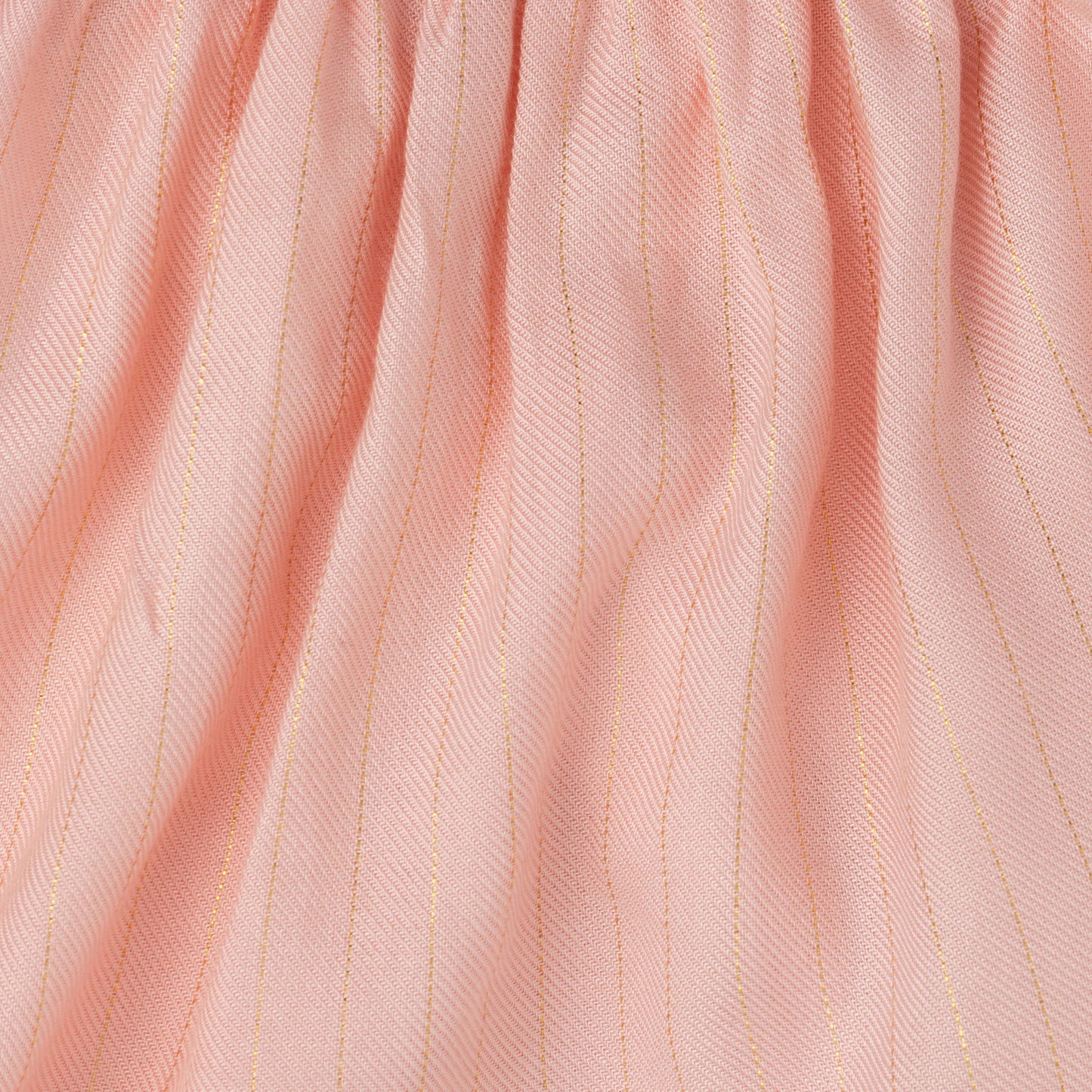 Baby  Girls' Ivory and Pink Dress with Gold Crown Detail & Glitter Waistband