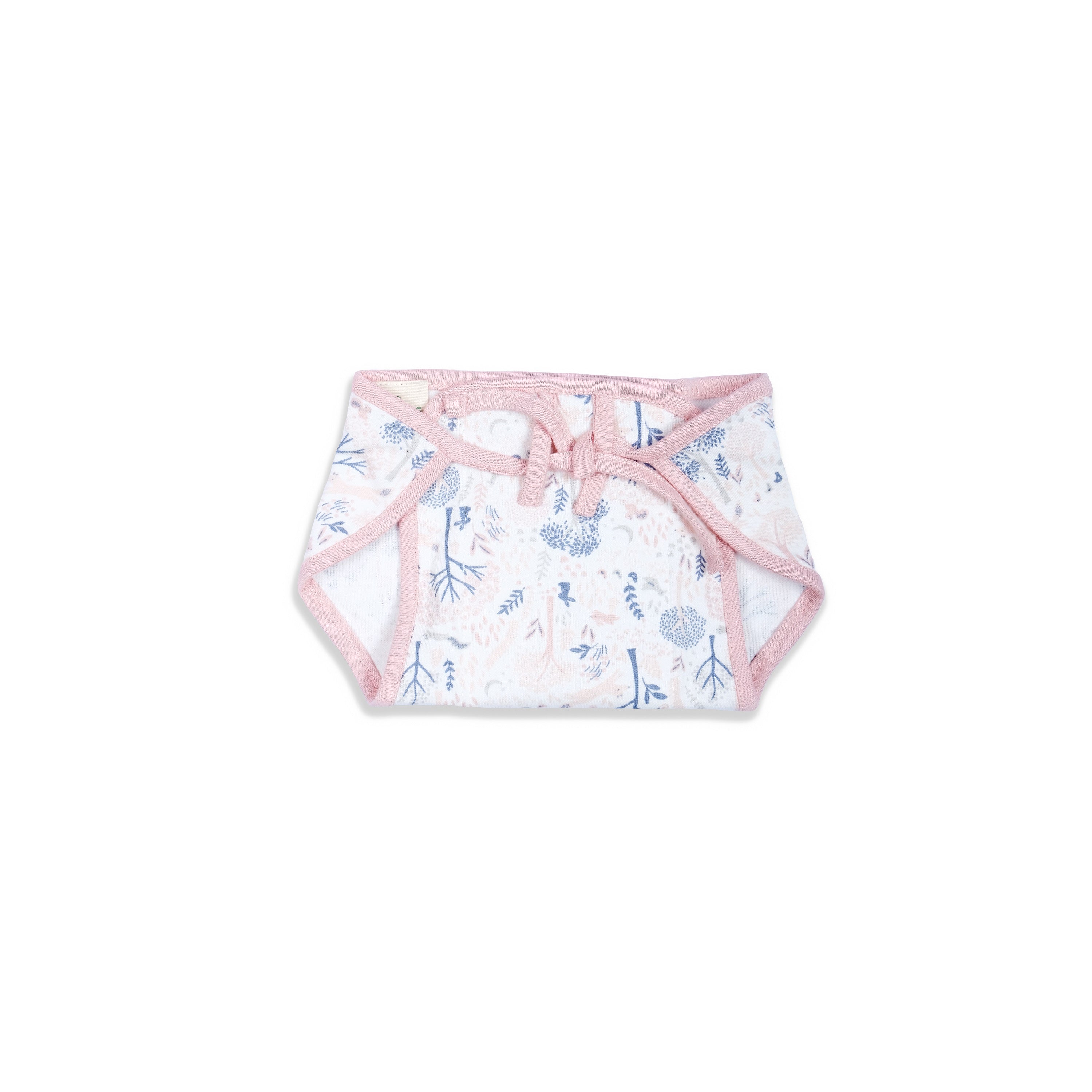 Girls Front Open Absorbable Nappy With Tie Pack Of 3
