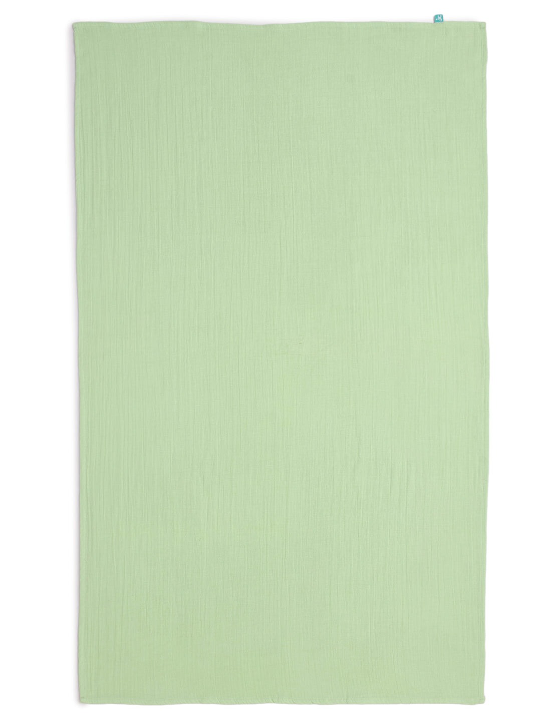"Premium Cotton Muslin swaddle Towel – Soft Green, Lightweight & Breathable"