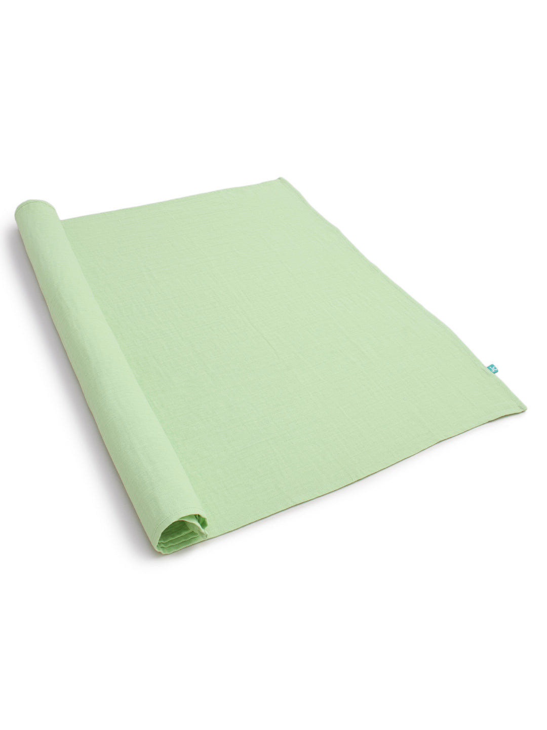 "Premium Cotton Muslin swaddle Towel – Soft Green, Lightweight & Breathable"