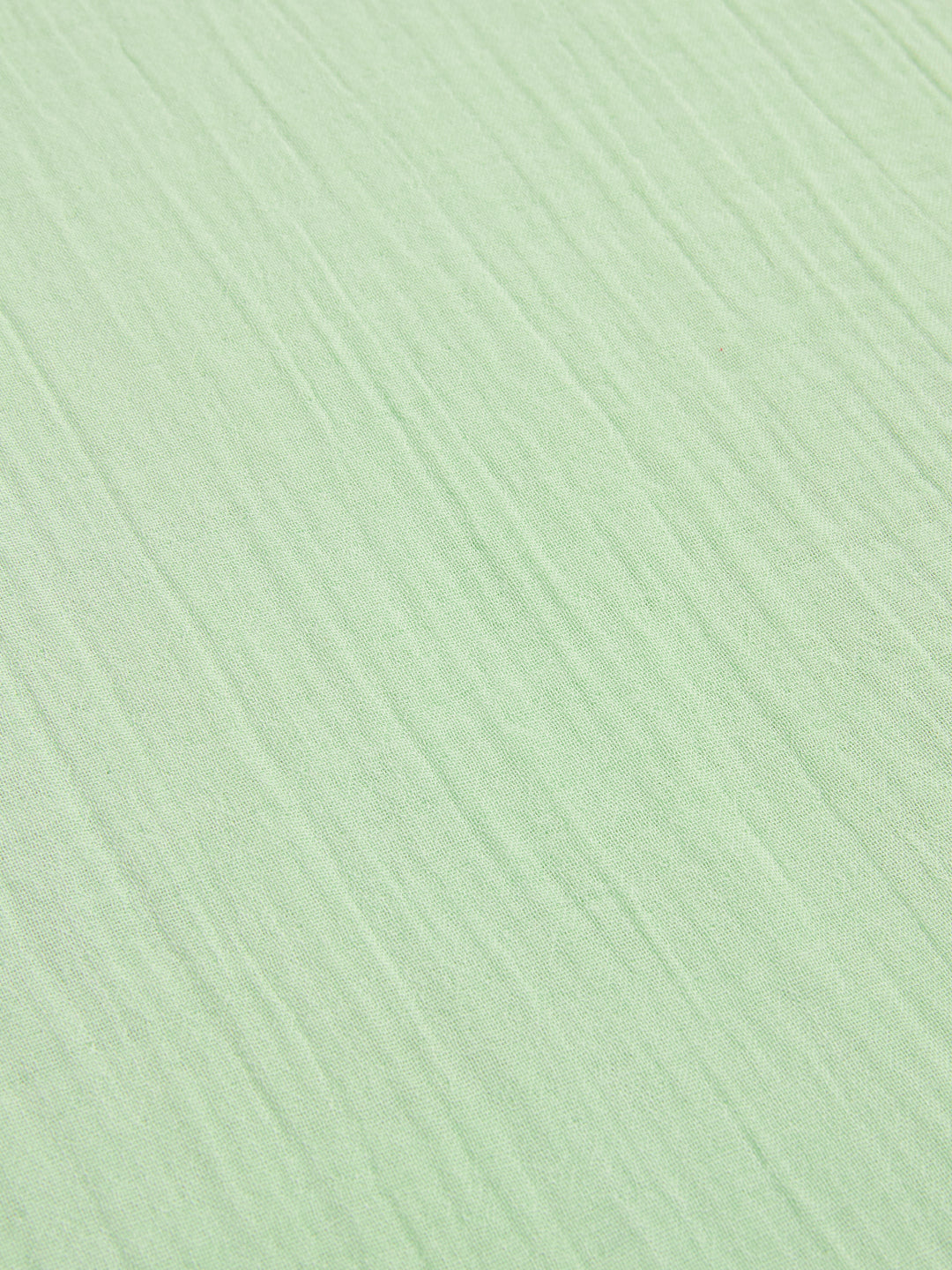 "Premium Cotton Muslin swaddle Towel – Soft Green, Lightweight & Breathable"