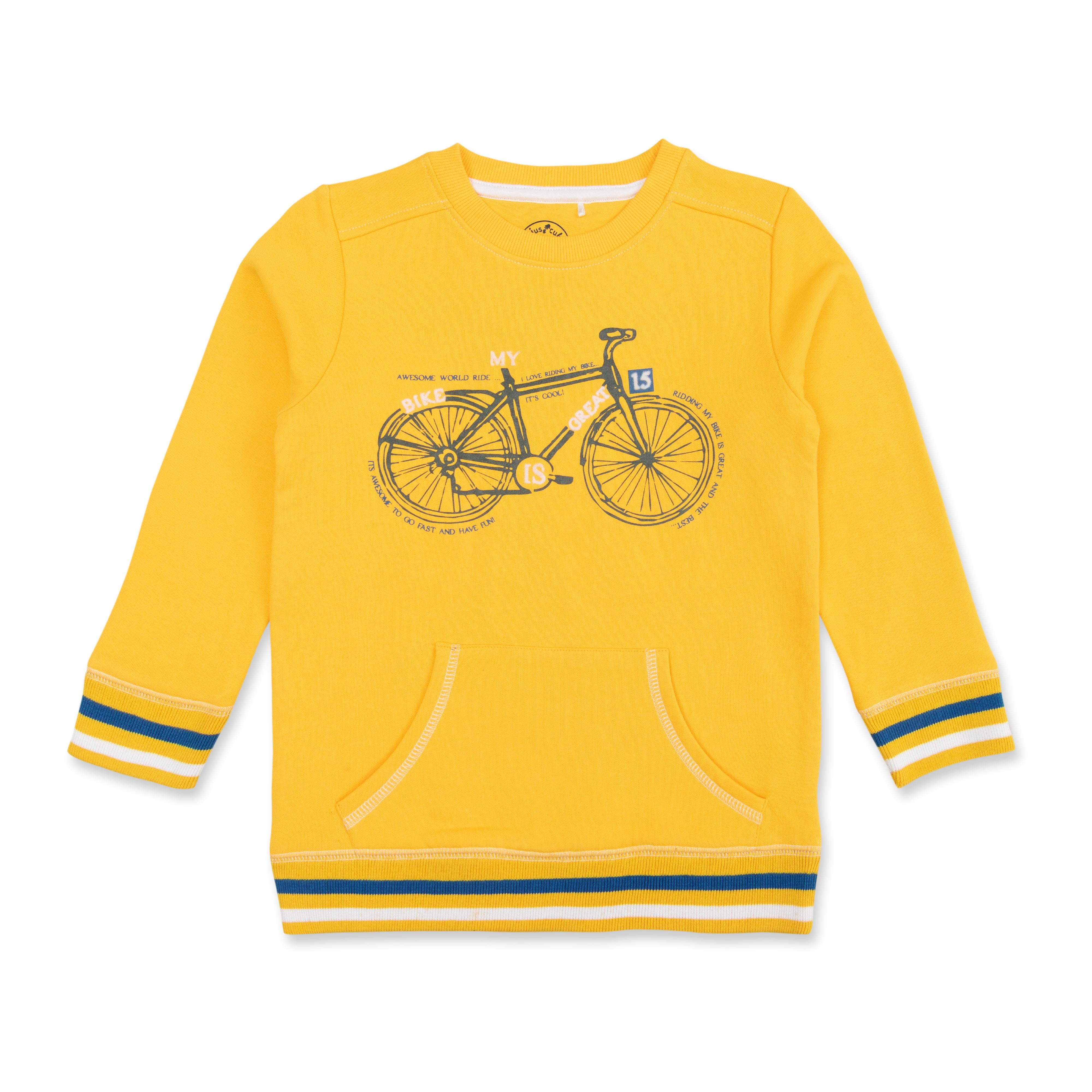 Baby Boys Cycle Printed Sweatshirt