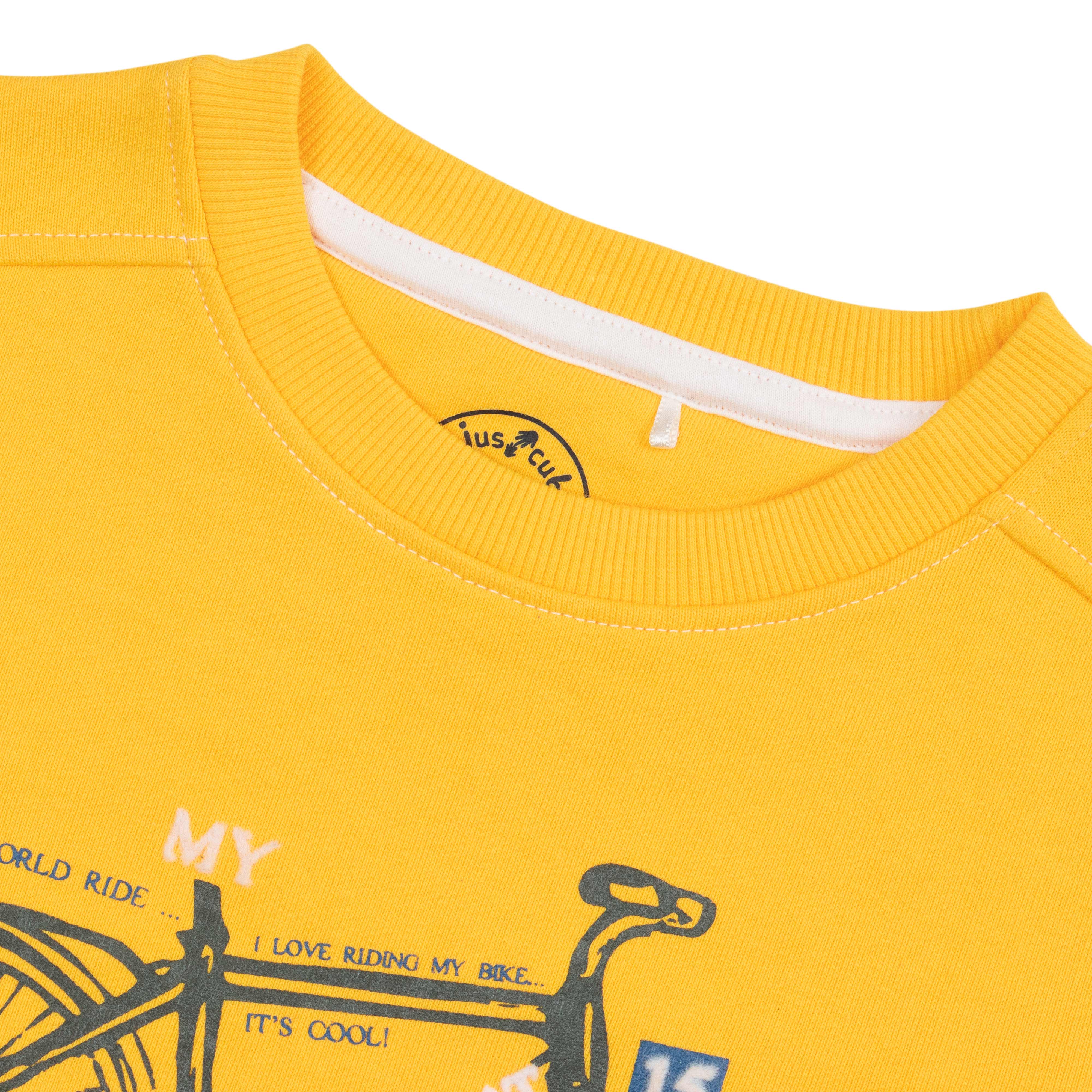 Young Boys Cycle Printed Sweatshirt