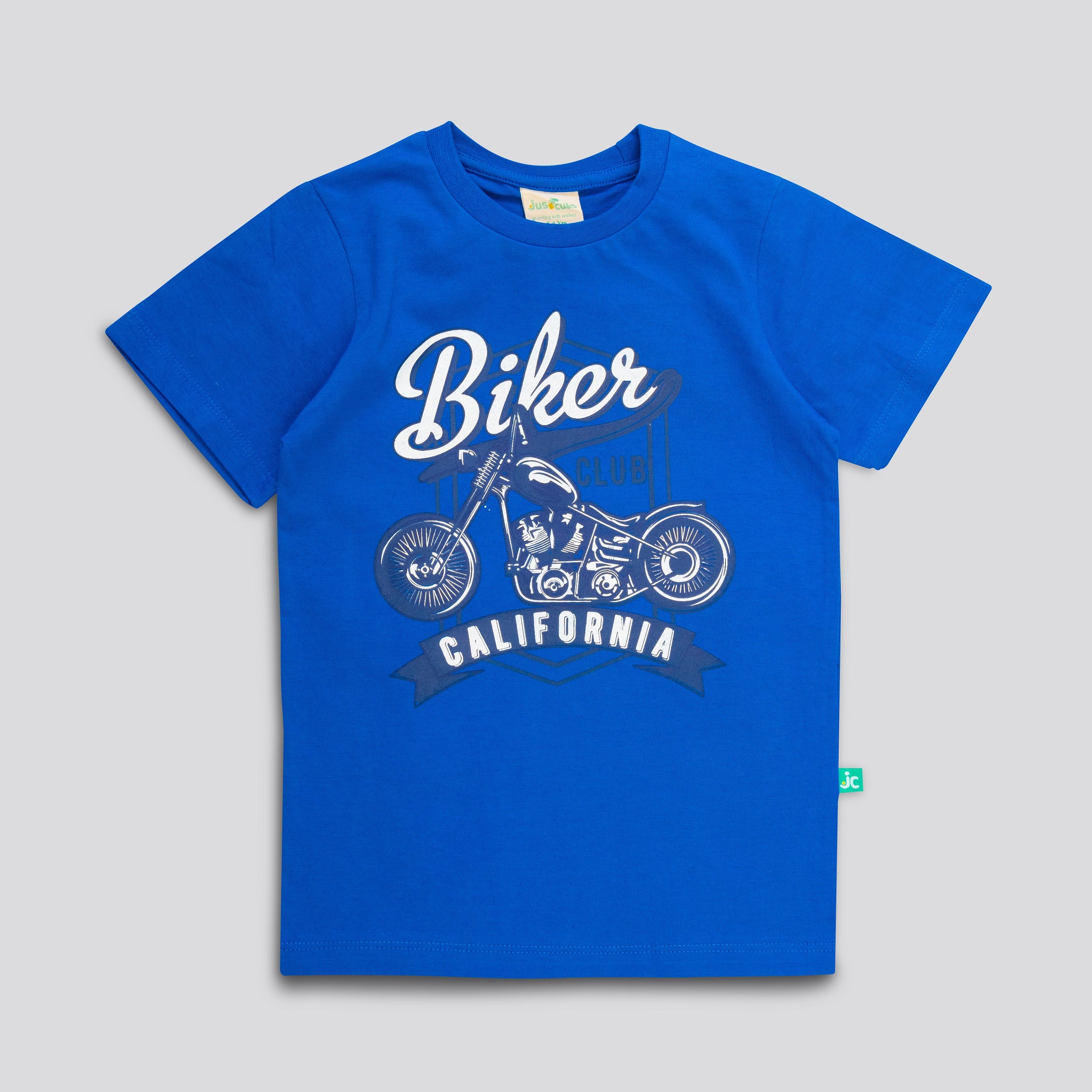 Boys Biker California Printed T-Shirt