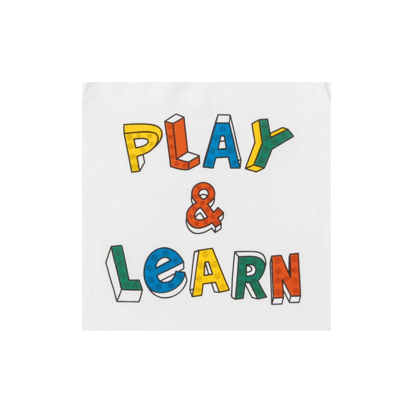 "Girls' Play & Learn T-Shirt and Ruffled Shorts Set – Casual Summer Outfit"