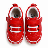 JusCubs Baby Boys & Girls Red High-Top First Walker Shoes