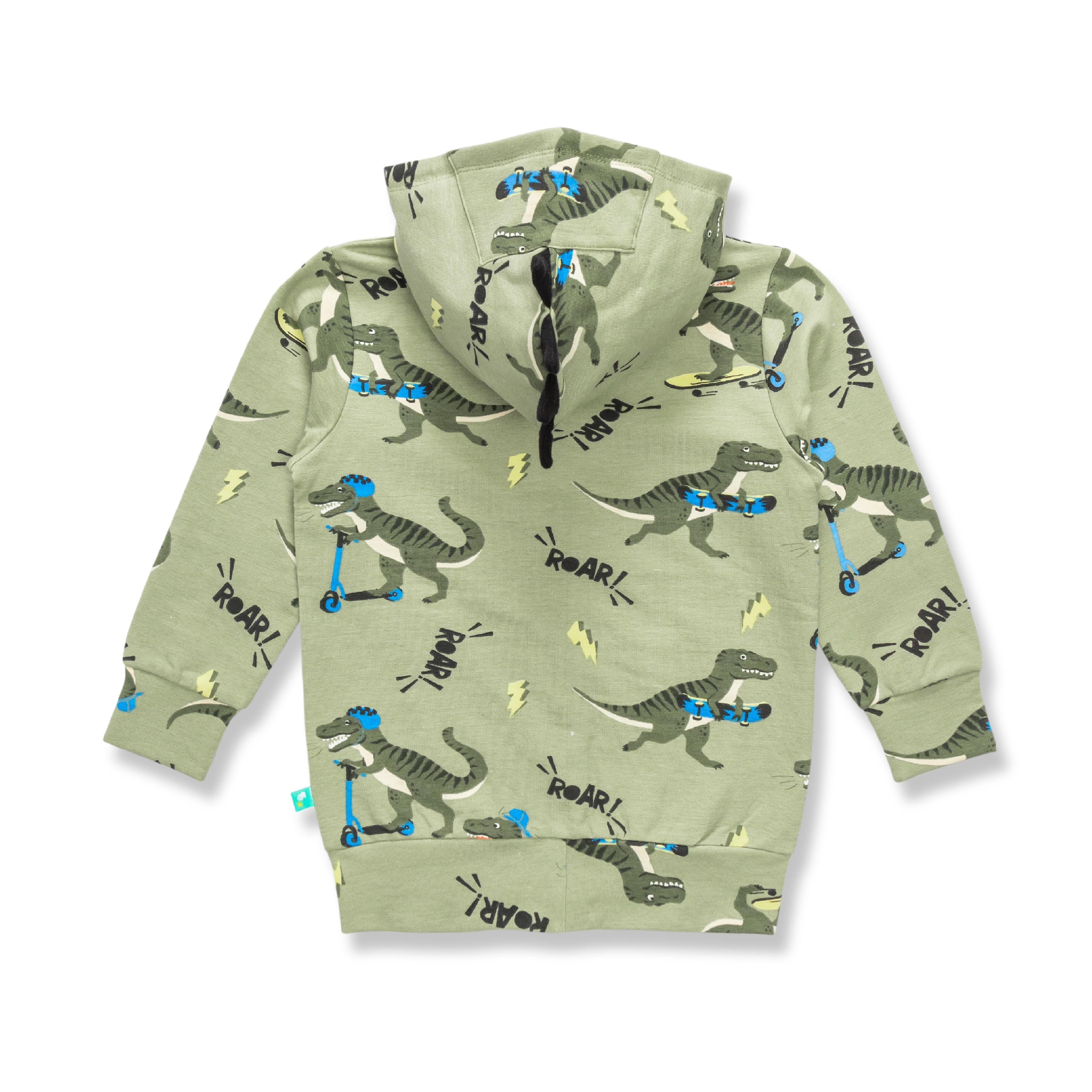 Baby Boys All Over Printed Hooded Sweatshirt - Juscubs