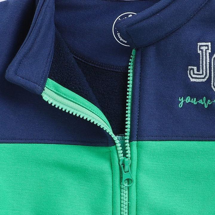 Baby Boys Brand Logo Full Sleeve Jacket - Juscubs