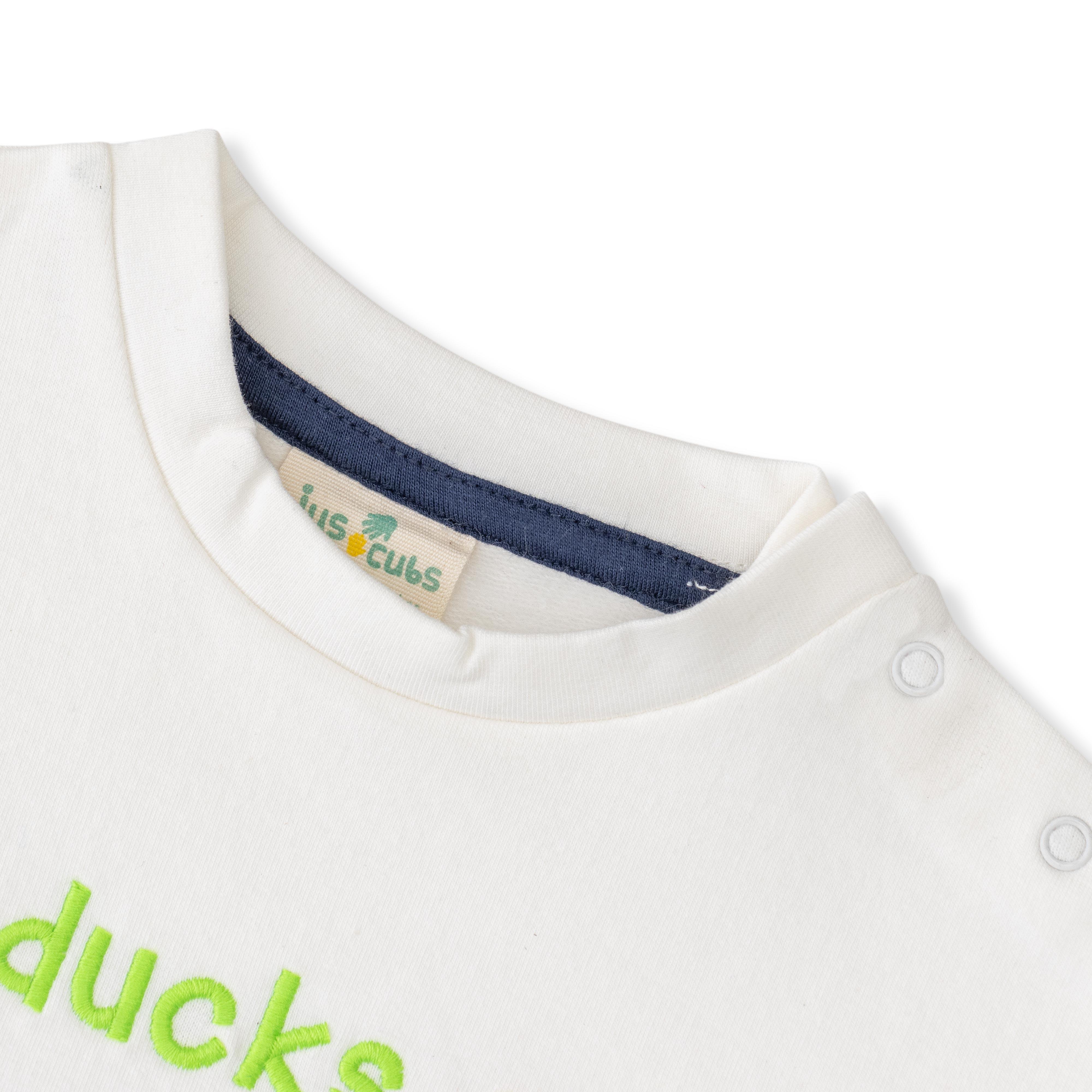 Baby Boys Full Sleeve Three Ducks One Day Printed Sweatshirt - Juscubs