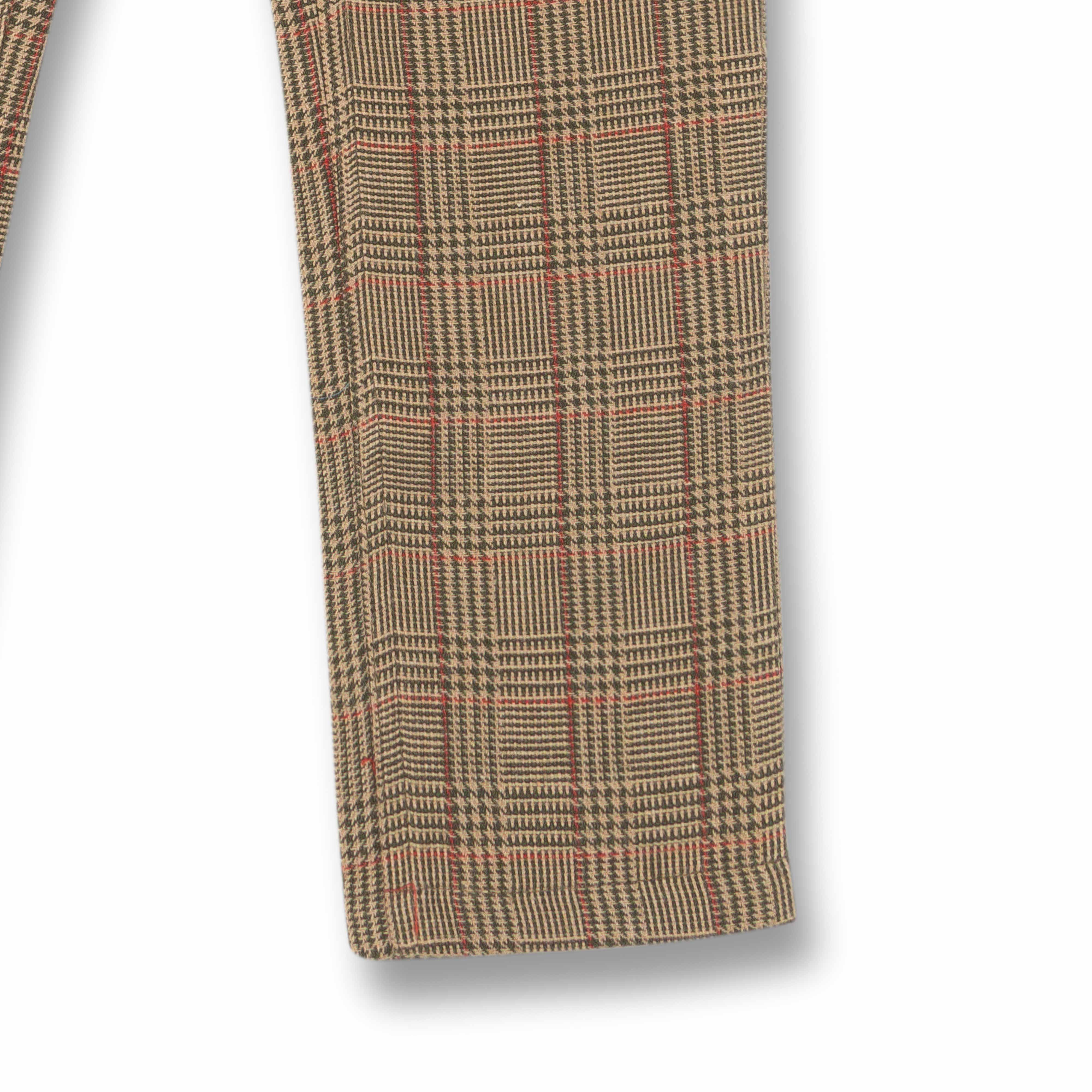 Baby Boys Full Sleeves Checked Coat Suit Set - Brown - Juscubs