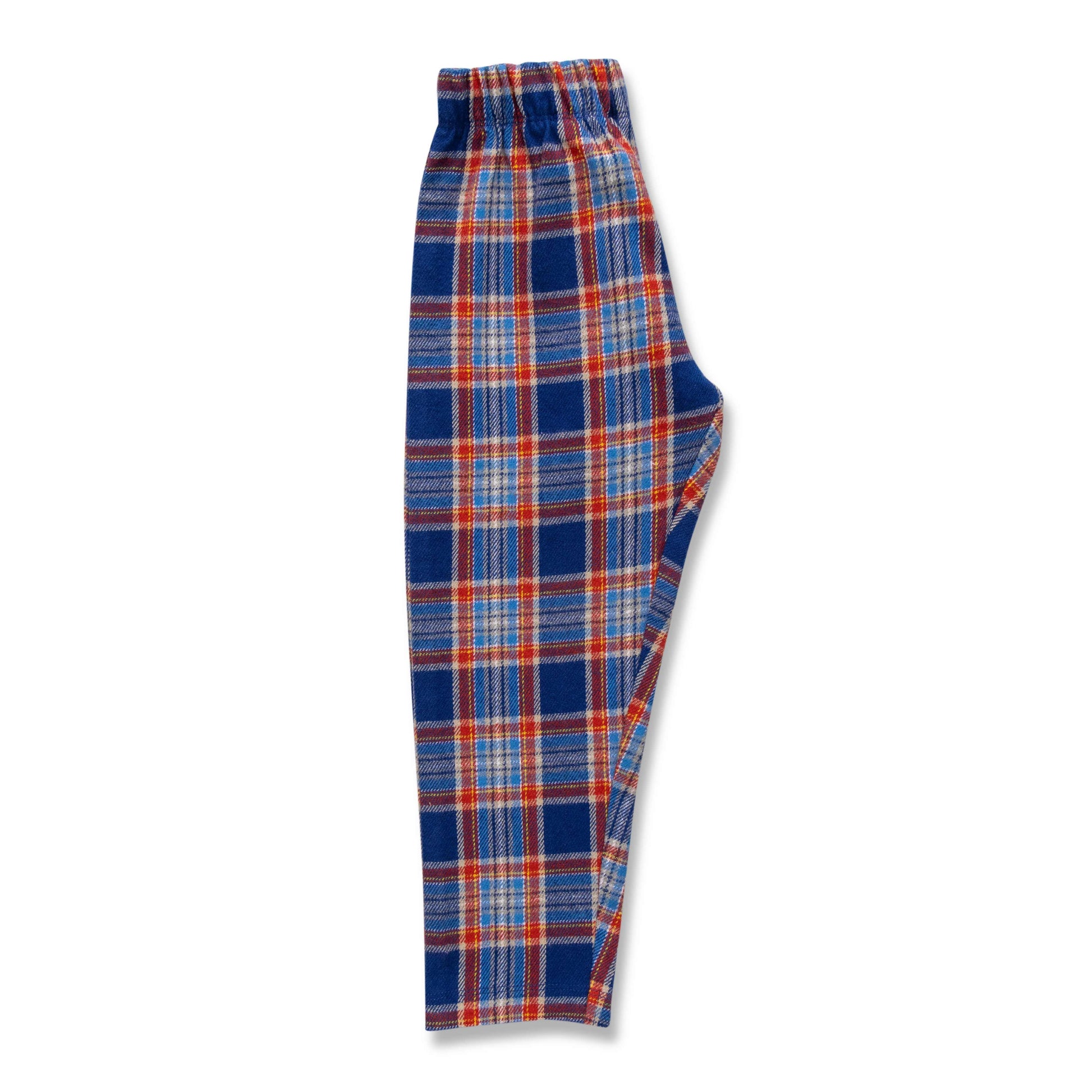 "Baby Boys' 'Crushing Bedtime' Truck Pajama Set – Red Sleeves & Plaid Pants"