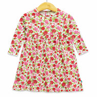 Baby Girls All Over  Printed Casual Dress - MultiColor