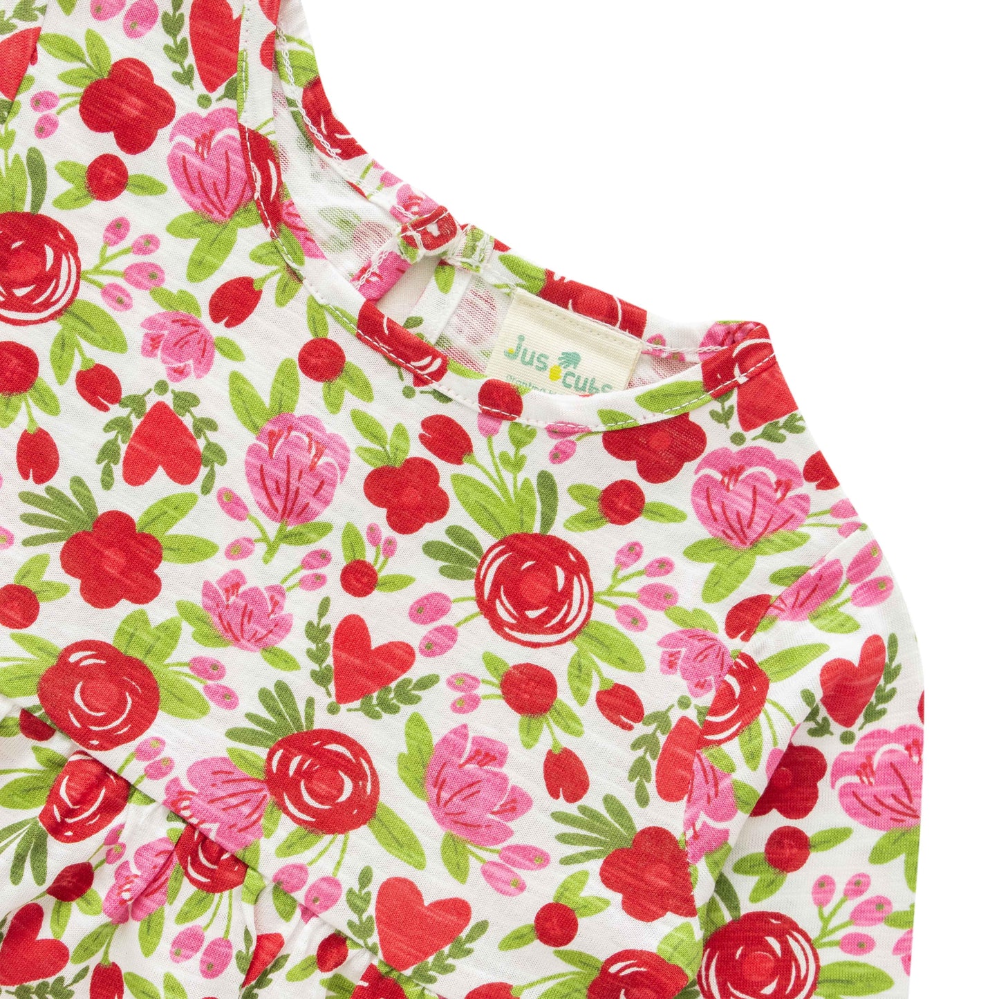 Baby Girls All Over Printed Casual Dress - MultiColor - Juscubs