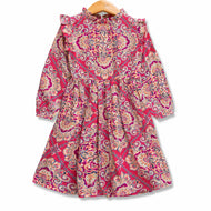 Baby Girls All Over Printed Fit & Flare Dress