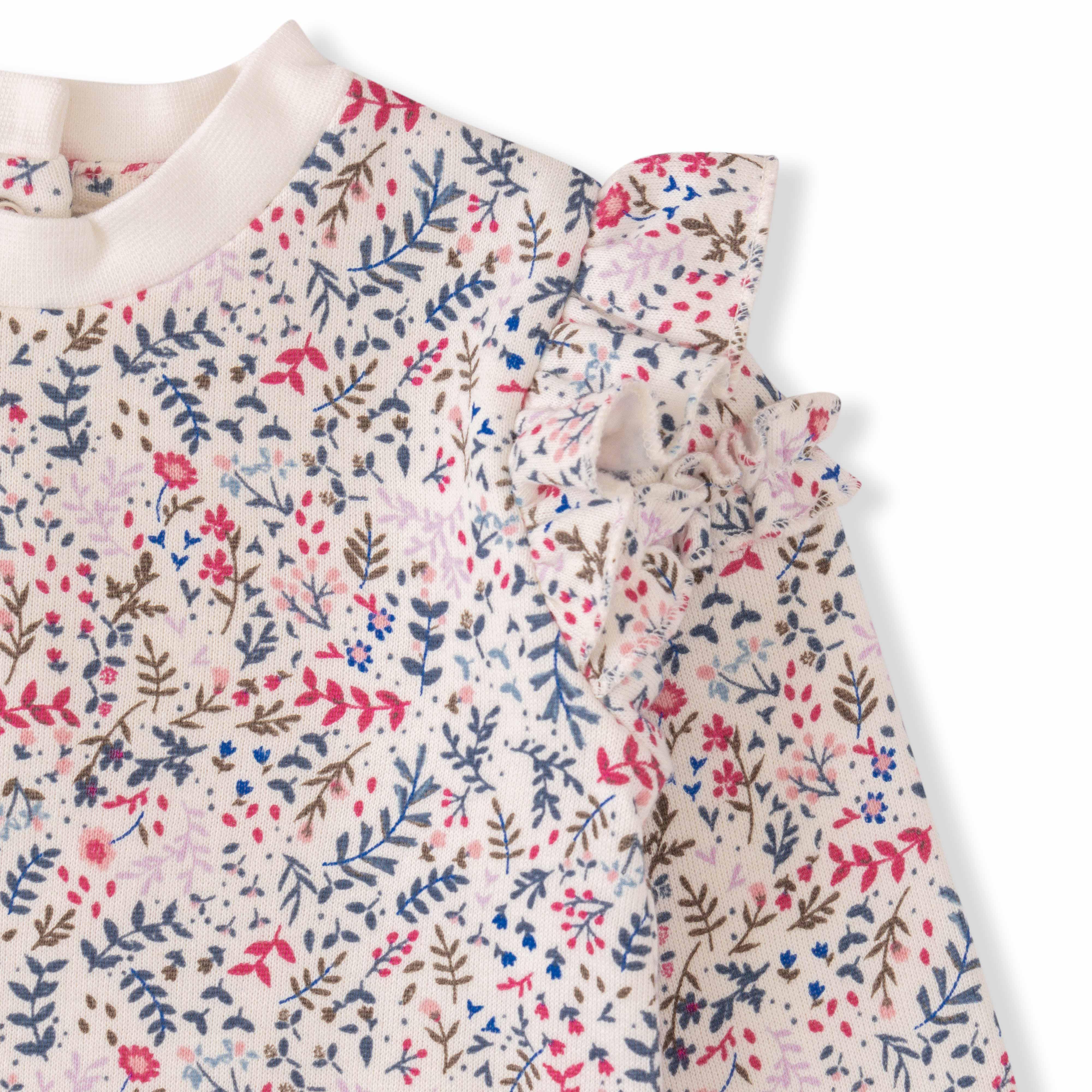 Baby Girls All Over Printed Sweatshirt - Juscubs