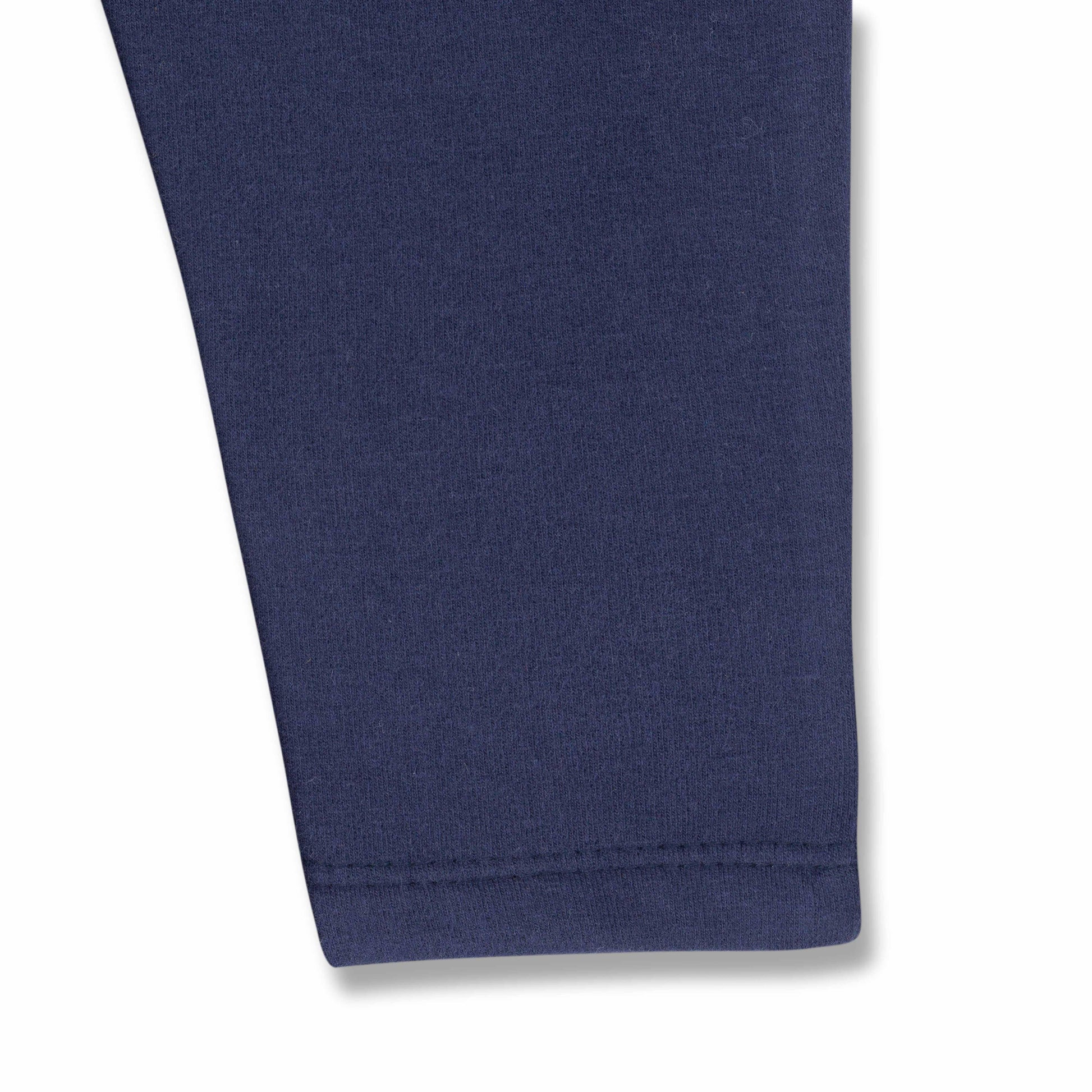 "Baby Girls' Striped Floral Sweatshirt and Navy Pants Set"