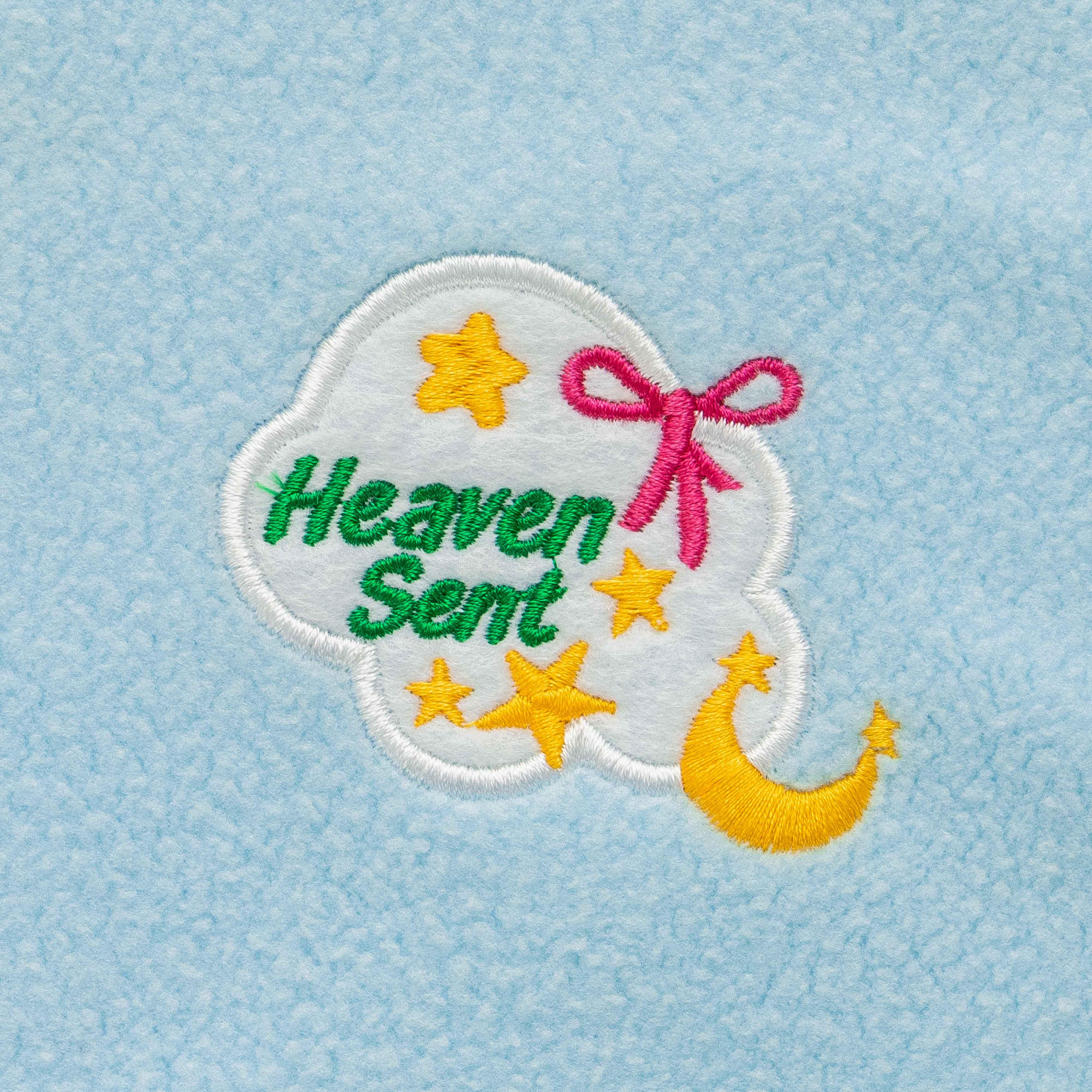 Baby Wrap (Baby Towel) Hooded - Heaven Sent Embroidery - Juscubs