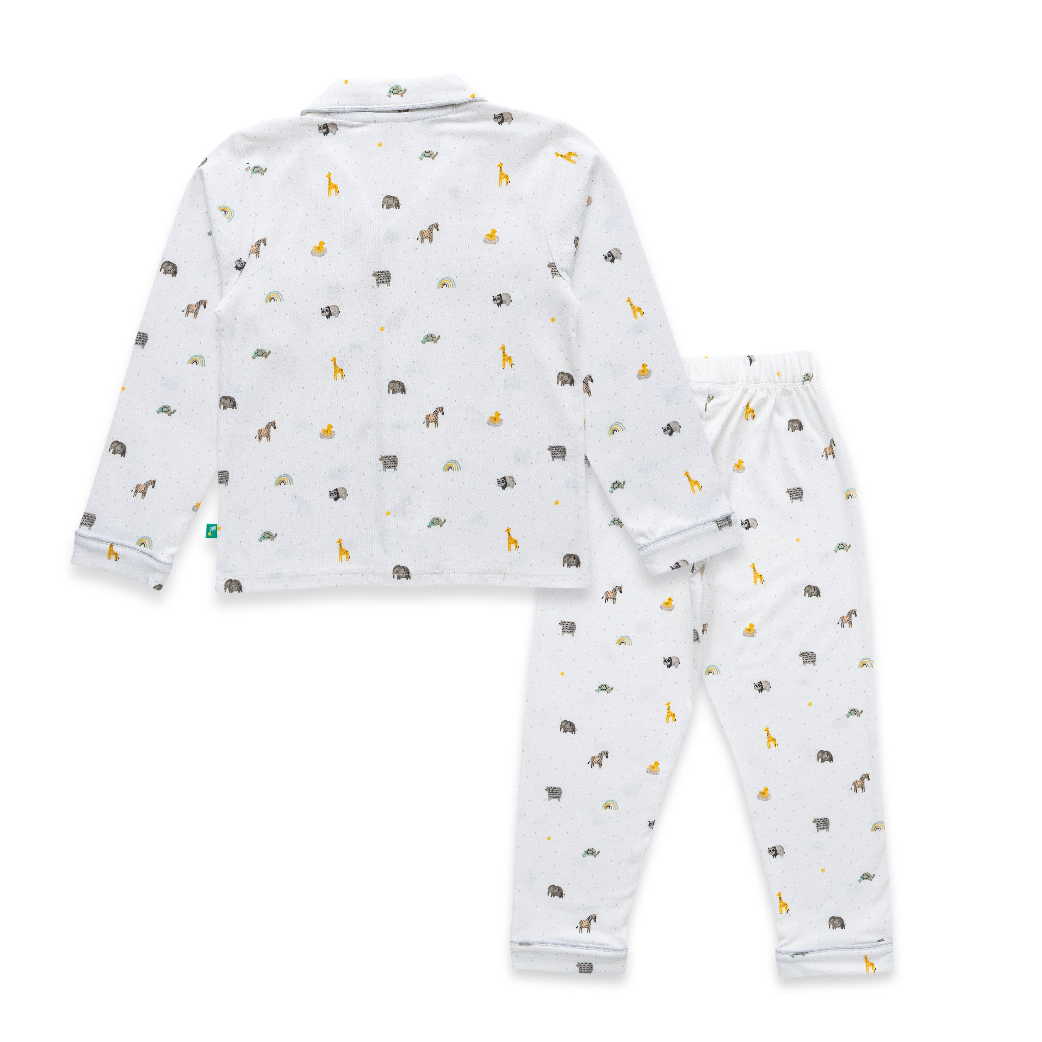 Boys Conversational Printed Pure Cotton Nightsuit Sets - Juscubs