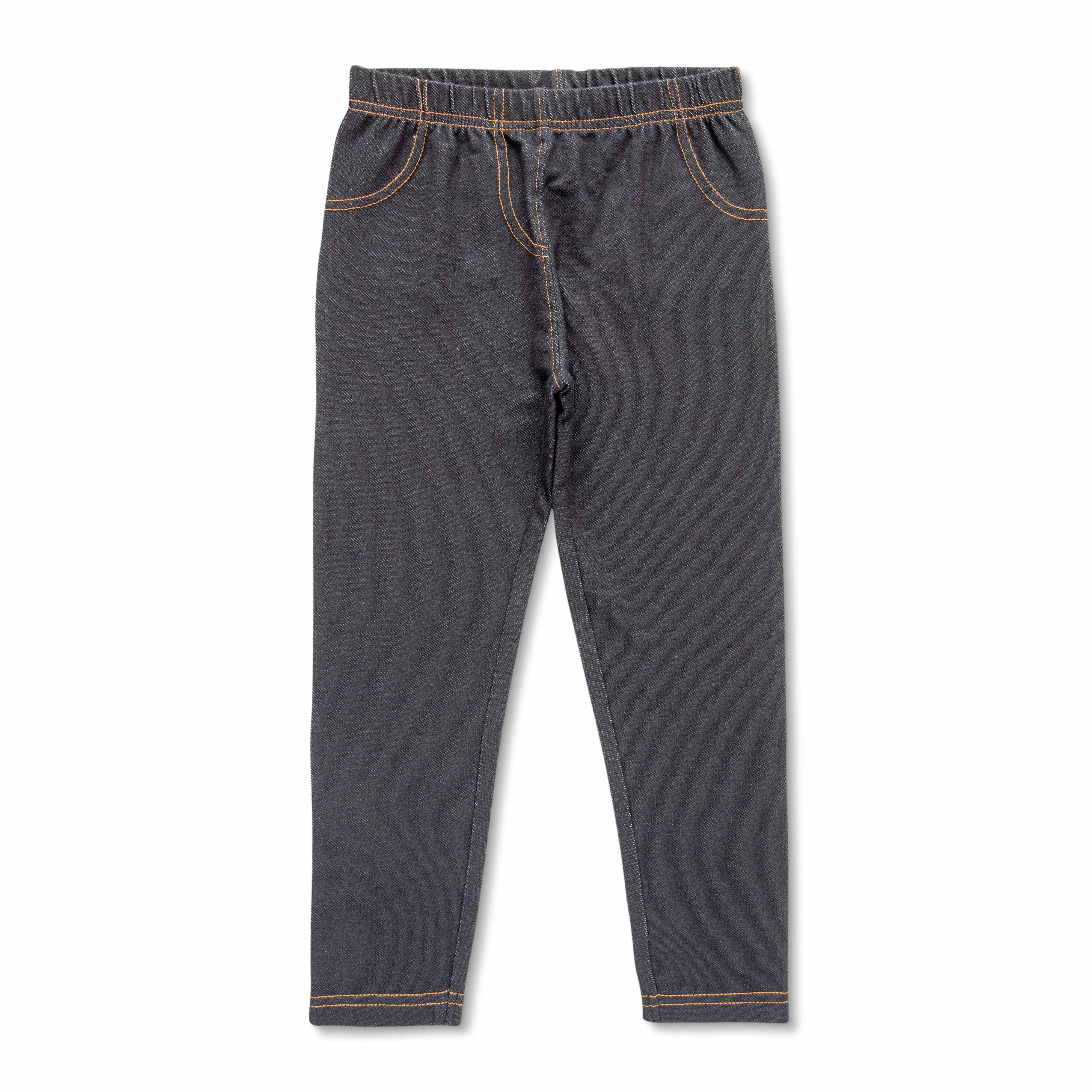 Girls Black Pack of 1 Jegging - Juscubs