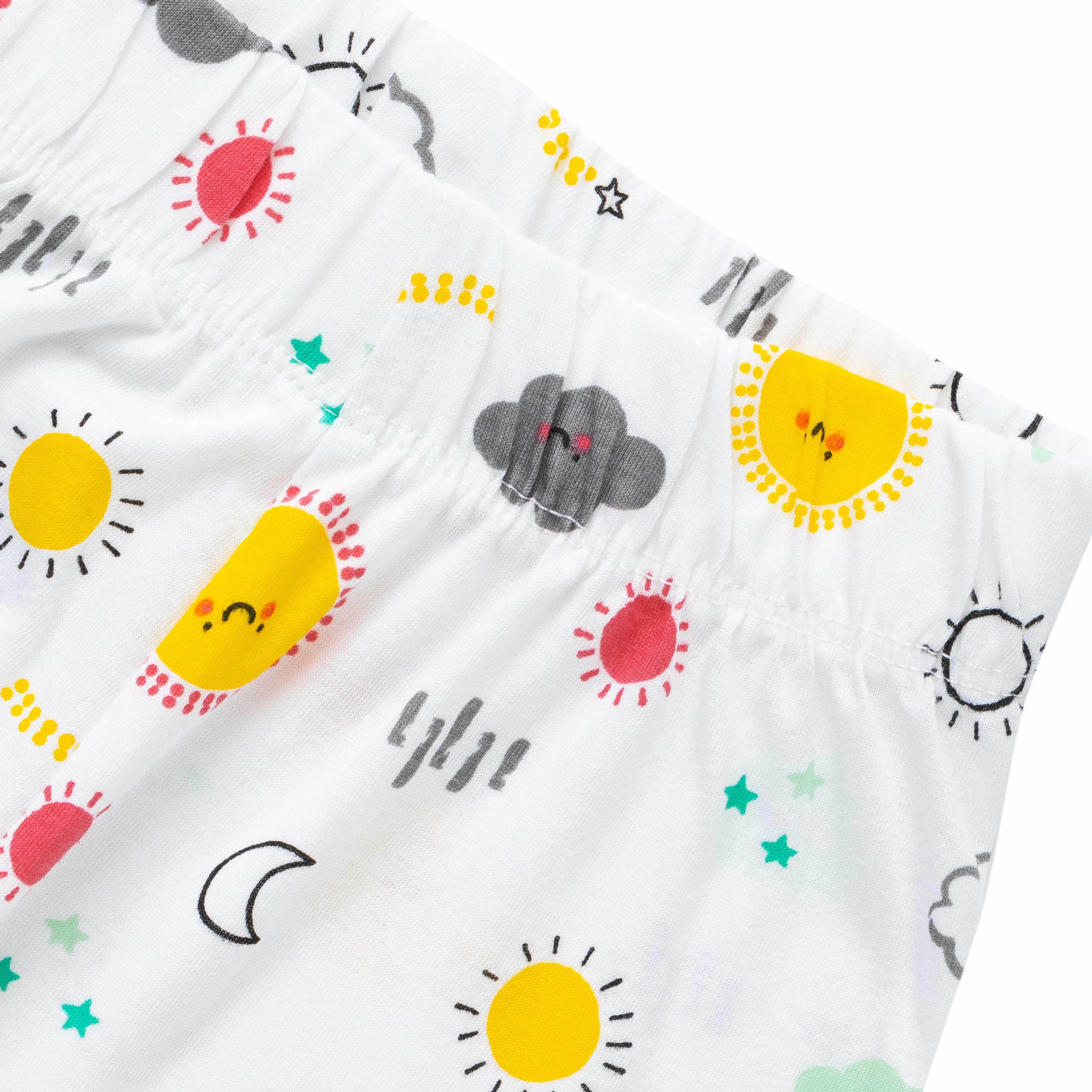 Girls Conversational Printed Pure Cotton Night suit sets - Juscubs