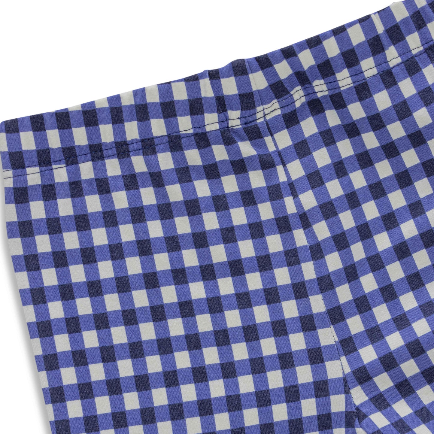 Girls Toddlers Checked Leggings Blue - Juscubs