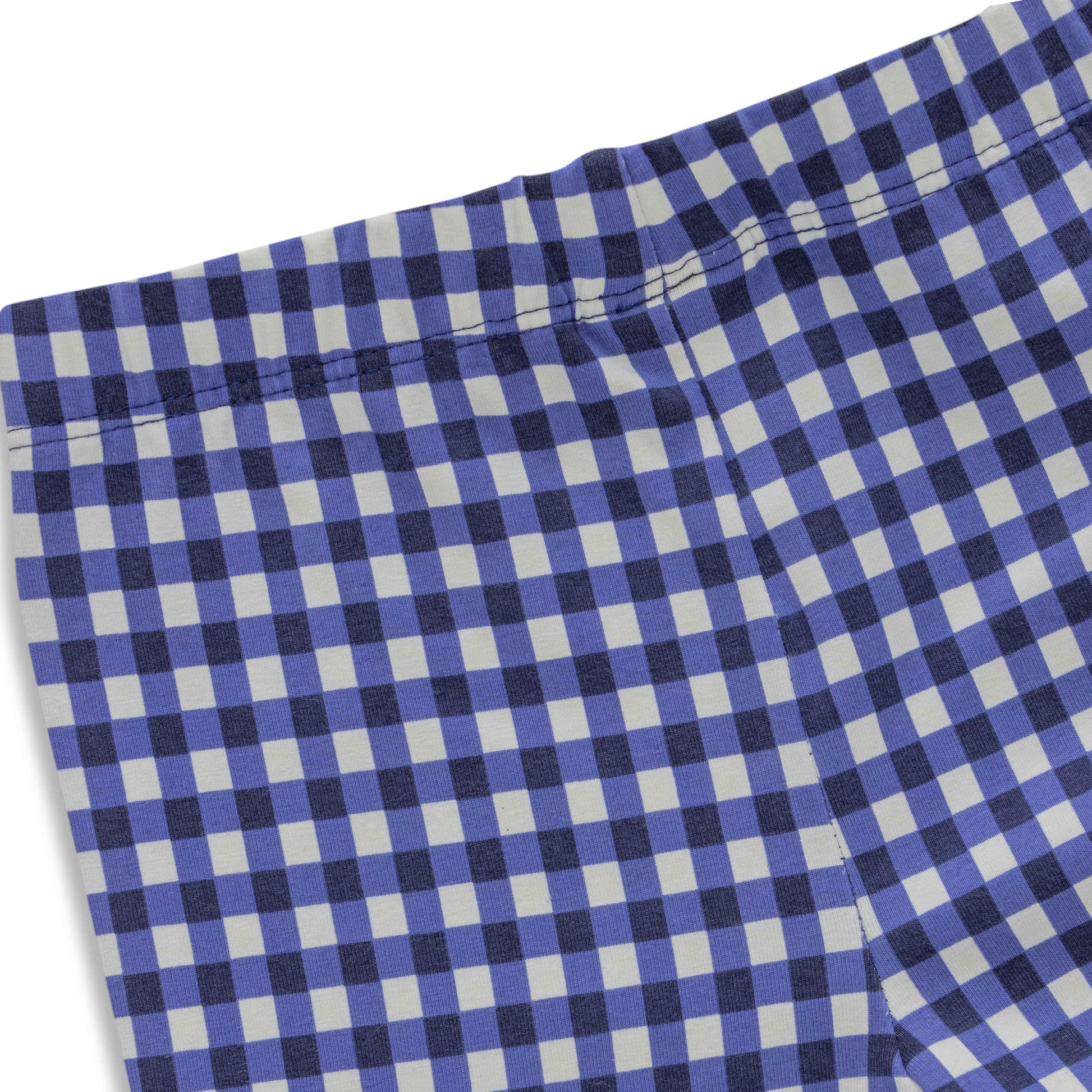 Girls Toddlers Checked Leggings Blue