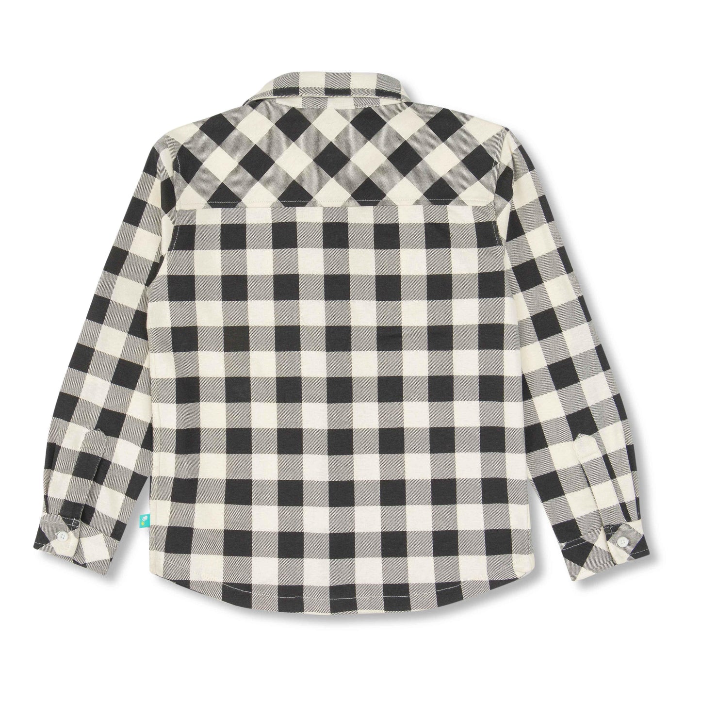 Young Boys Checked Full Sleeve Button Down Collar Shirt - Juscubs