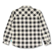 Young Boys Checked Full Sleeve Button Down Collar Shirt