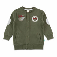 Young Boys Full Sleeve Rider Embroidery Jacket