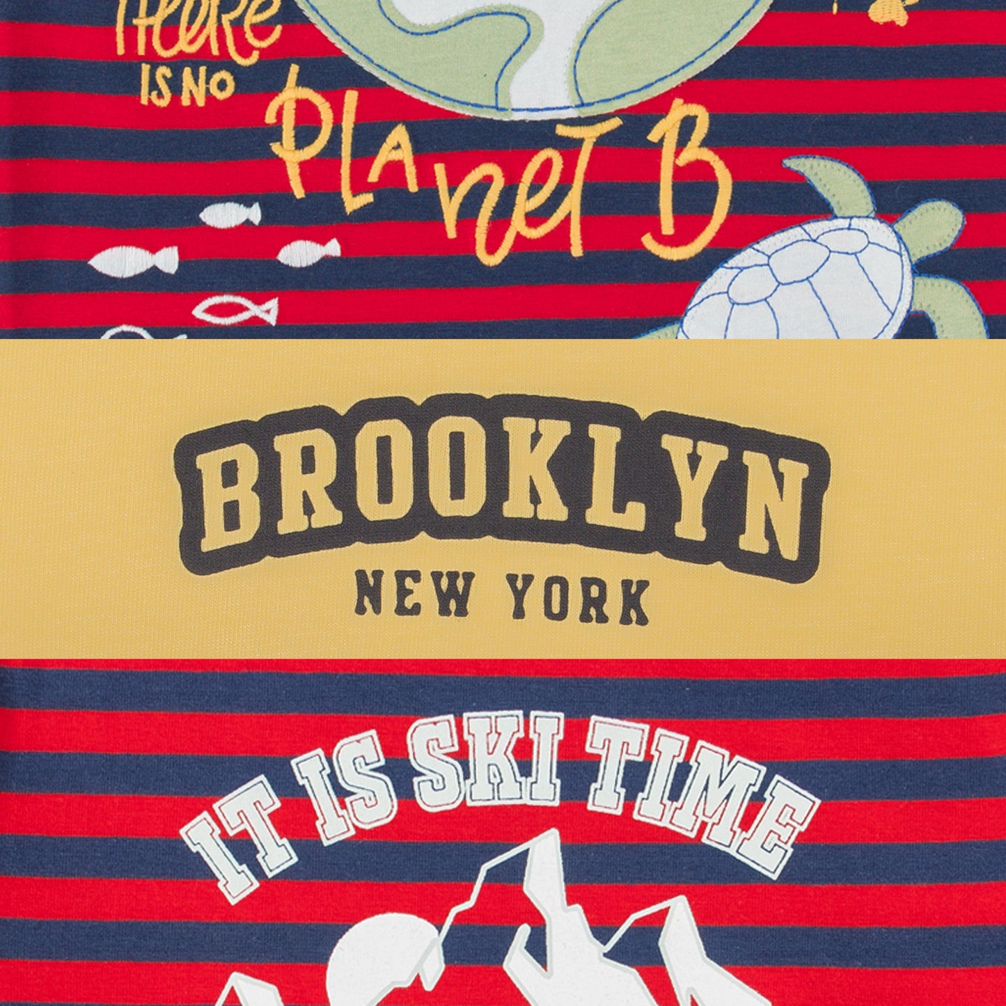 Young Boys Graphic Printed T Shirt Combo - Juscubs