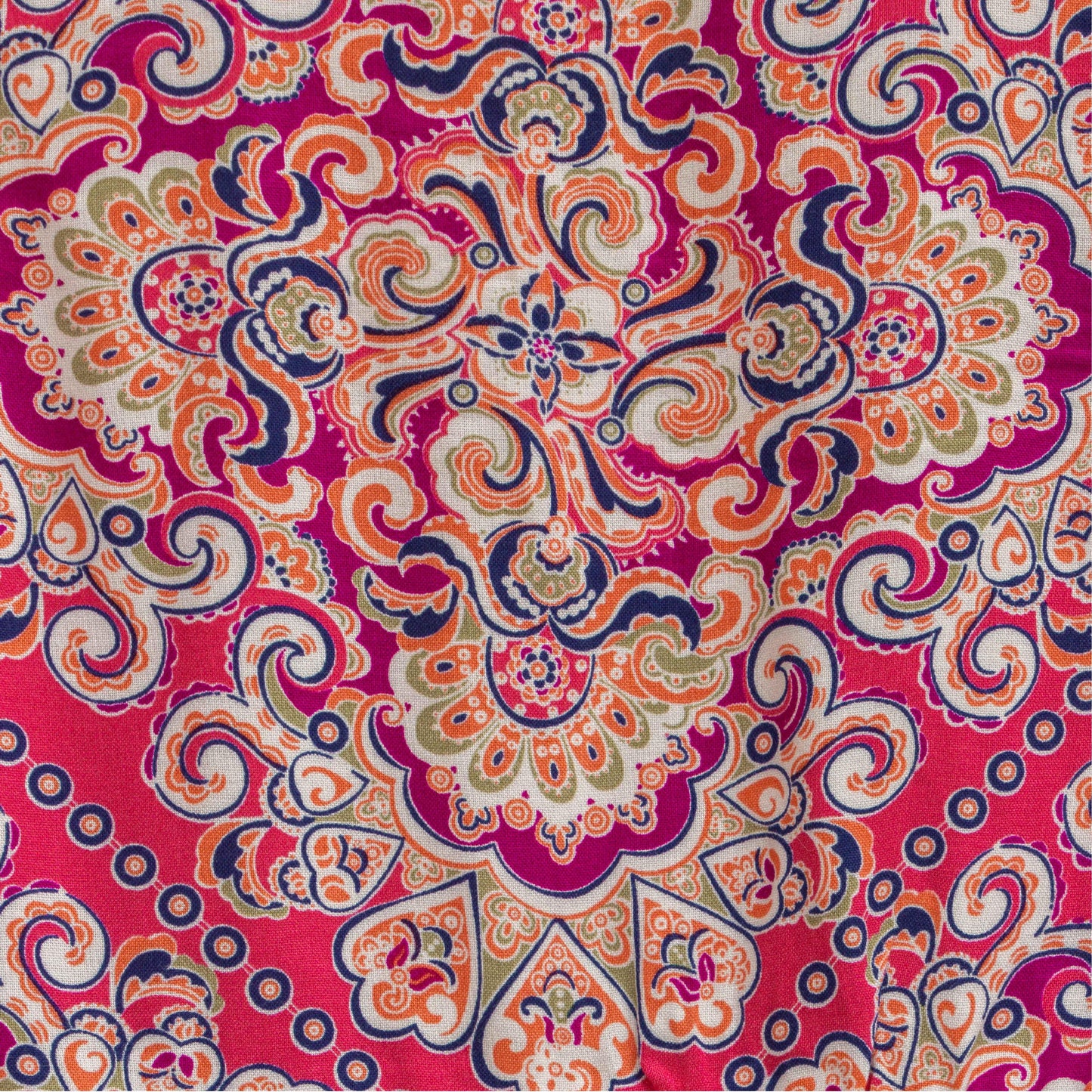 Young Girls All Over Printed Fit & Flare Dress - Juscubs