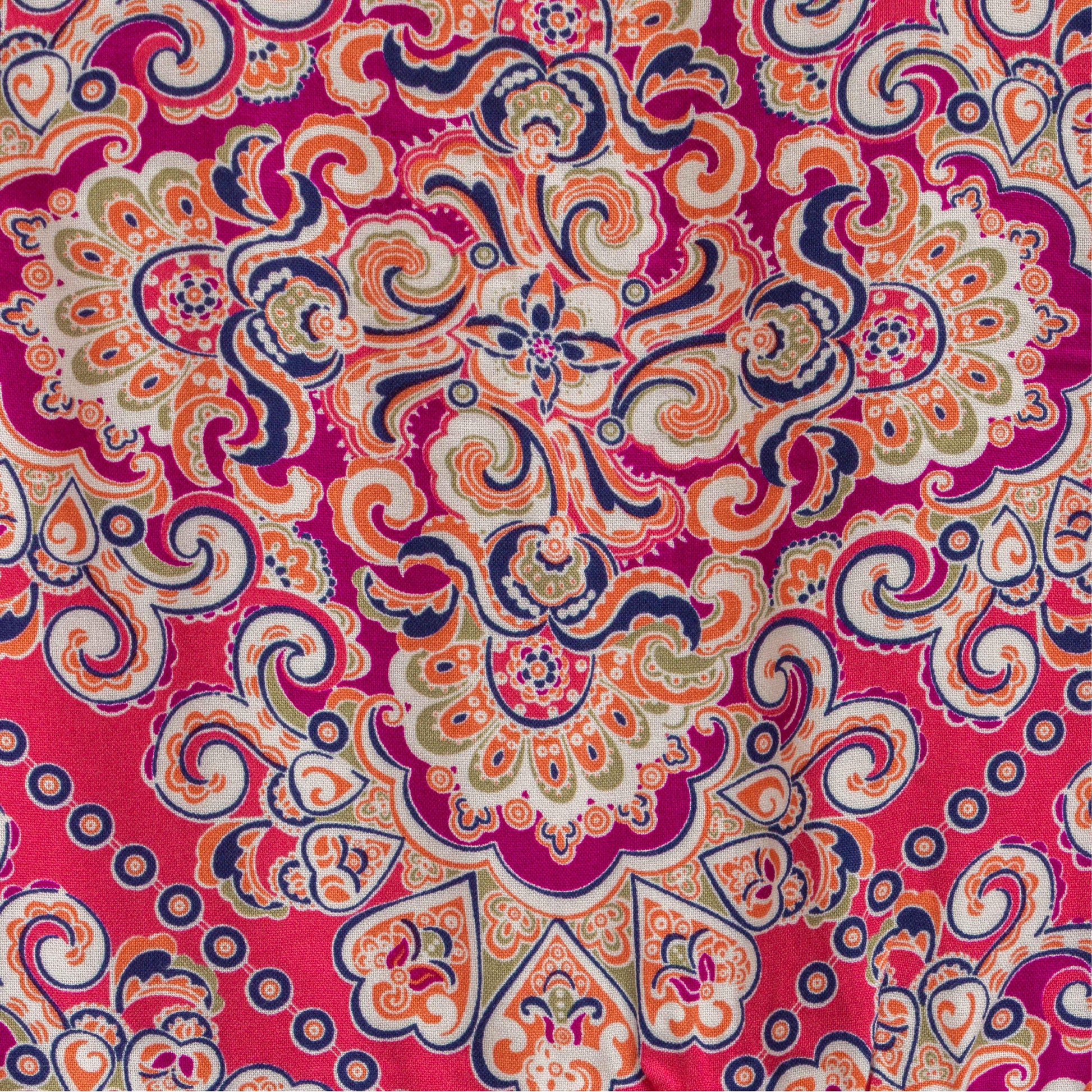 Young Girls  All Over Printed Fit & Flare Dress